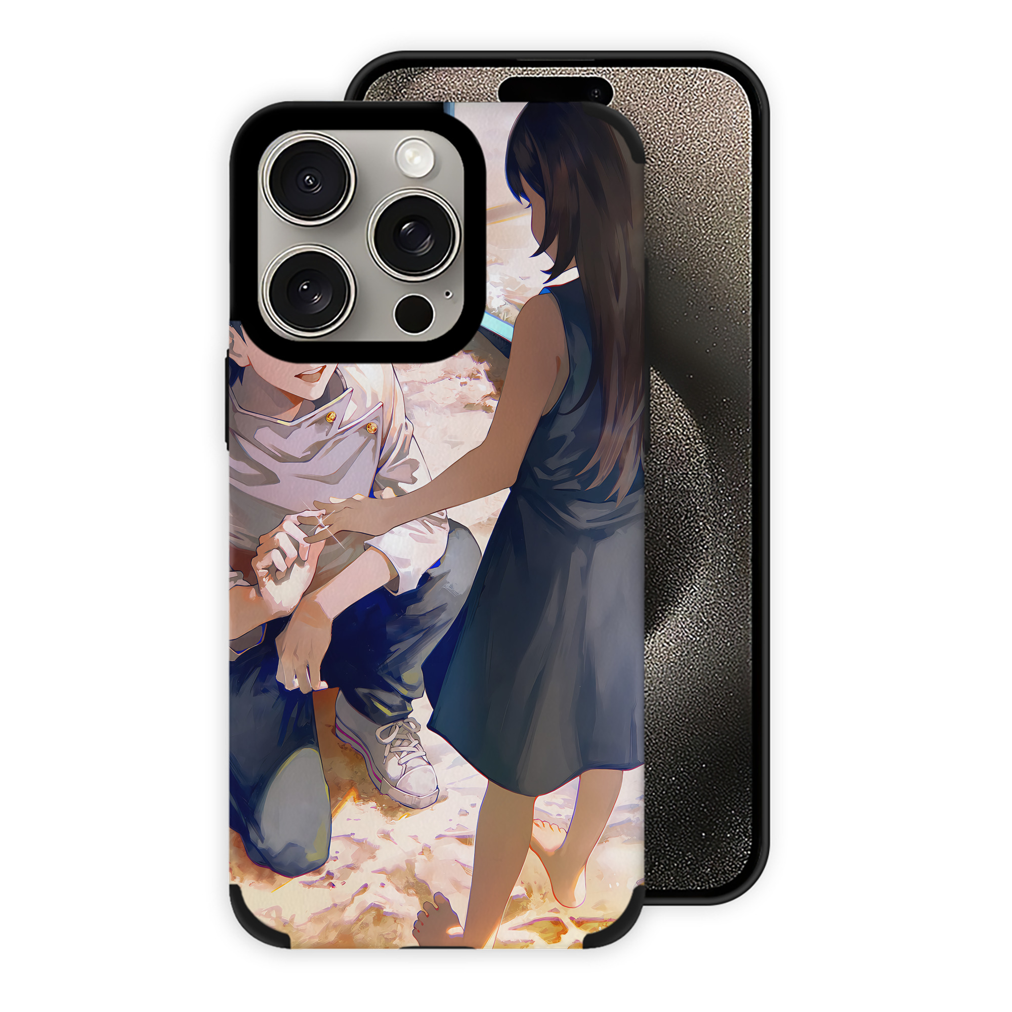 呪術廻戦 Jujutsu Kaisen 【iPhone15ProMax対応】 PUレザー スマホケース 耐衝撃＆黄変防止