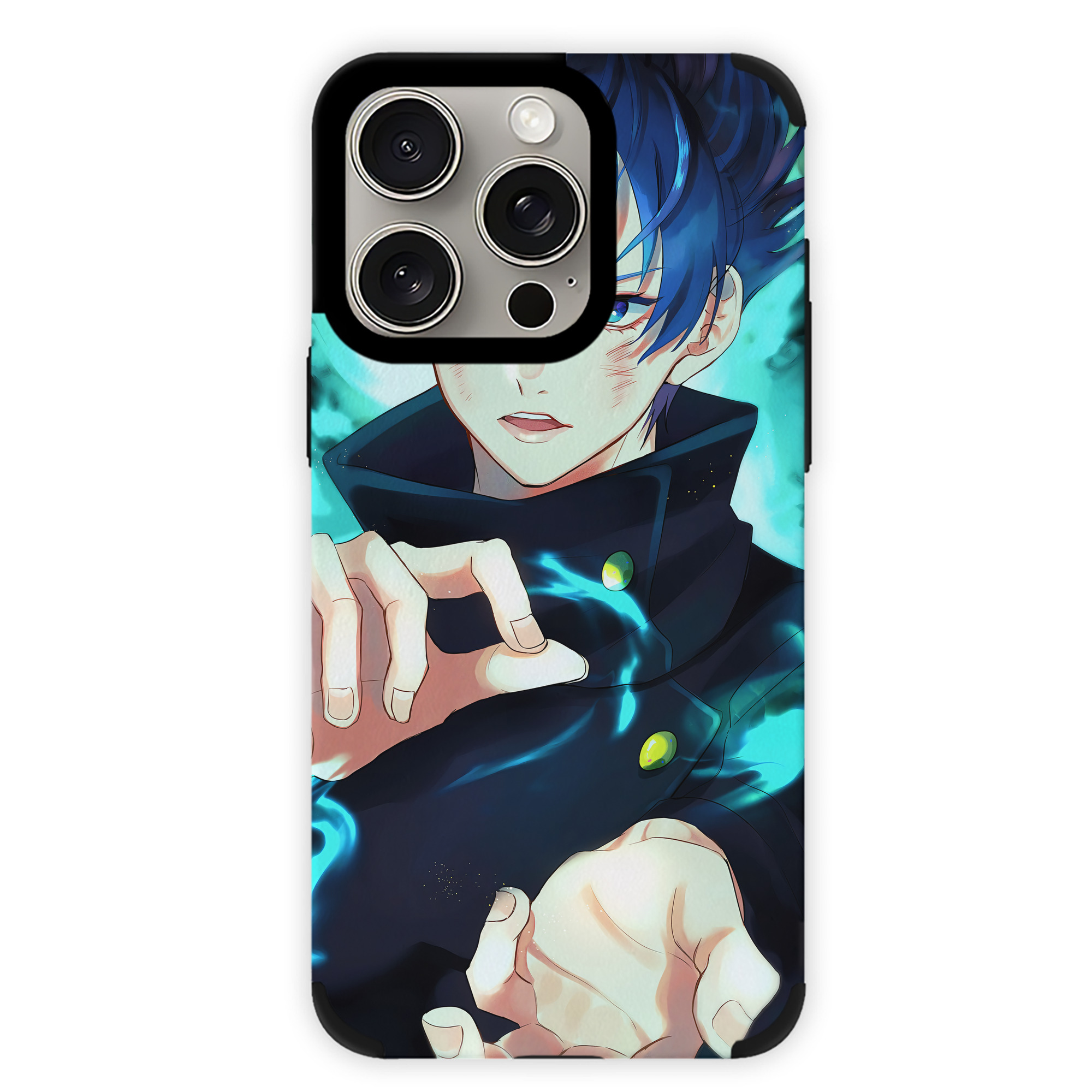 （画像用） 呪術廻戦 Jujutsu Kaisen 【iPhone15ProMax対応】 PUレザー スマホケース 耐衝撃＆黄変防止