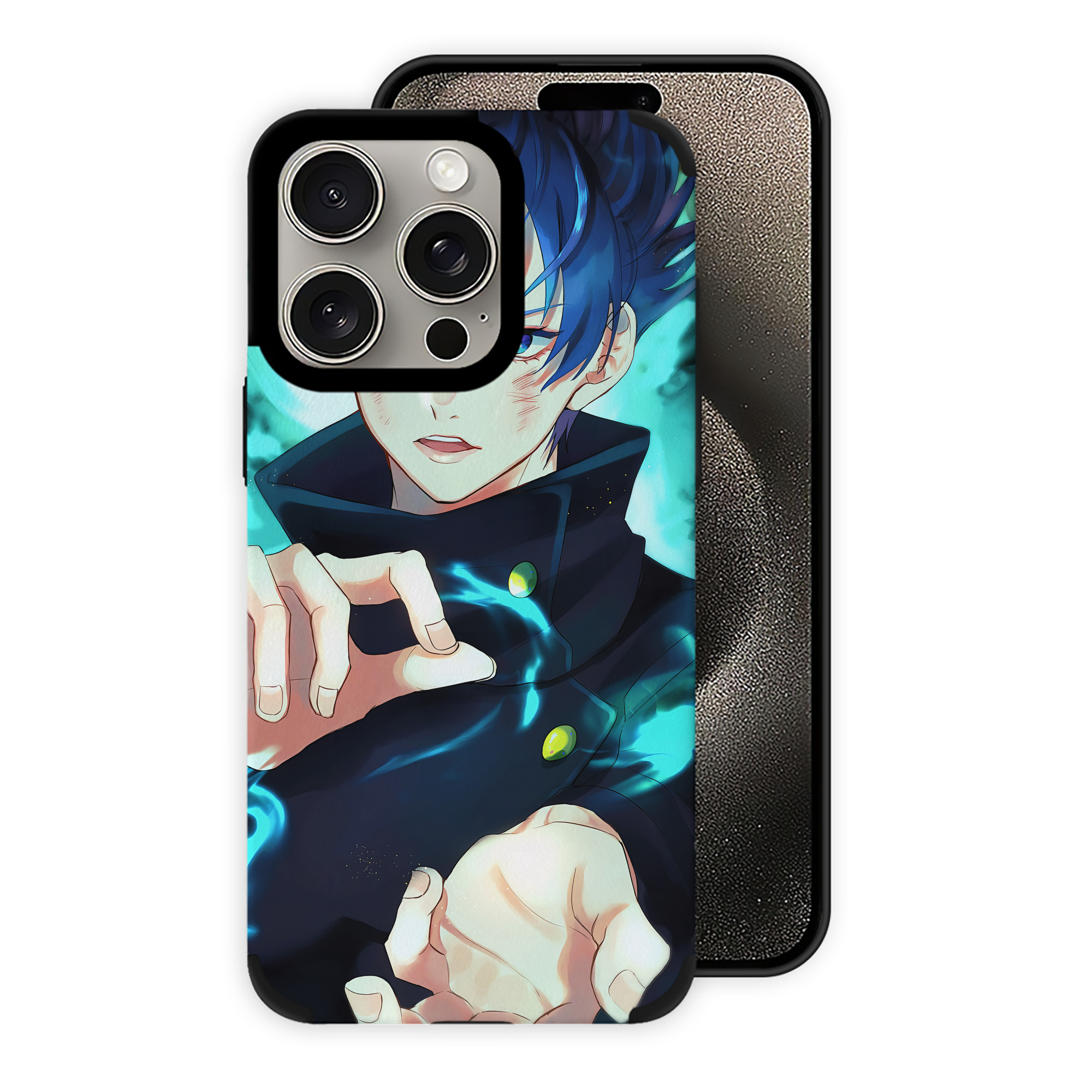 （画像用） 呪術廻戦 Jujutsu Kaisen 【iPhone15ProMax対応】 PUレザー スマホケース 耐衝撃＆黄変防止