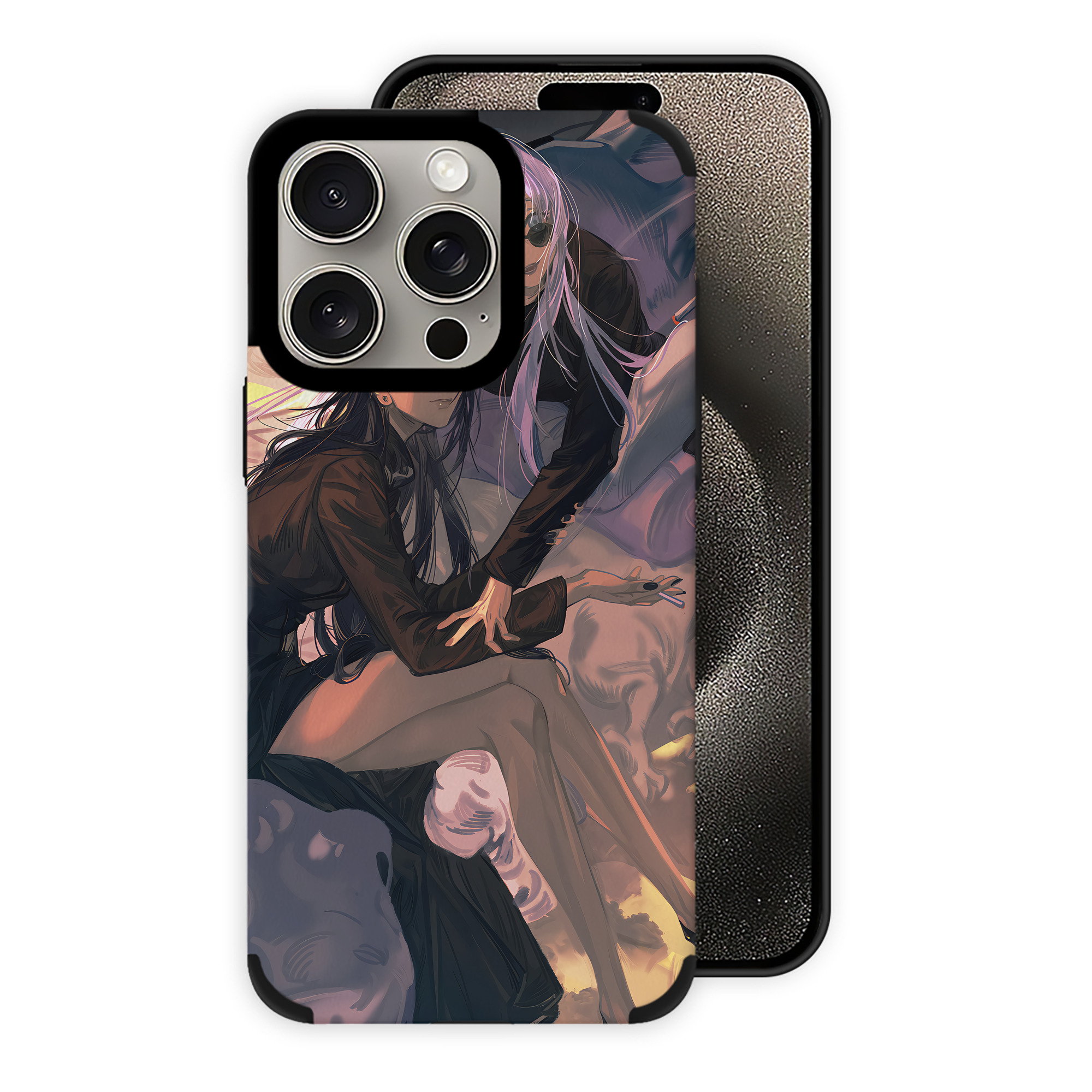 呪術廻戦 Jujutsu Kaisen 【iPhone15ProMax対応】 PUレザー スマホケース 耐衝撃＆黄変防止