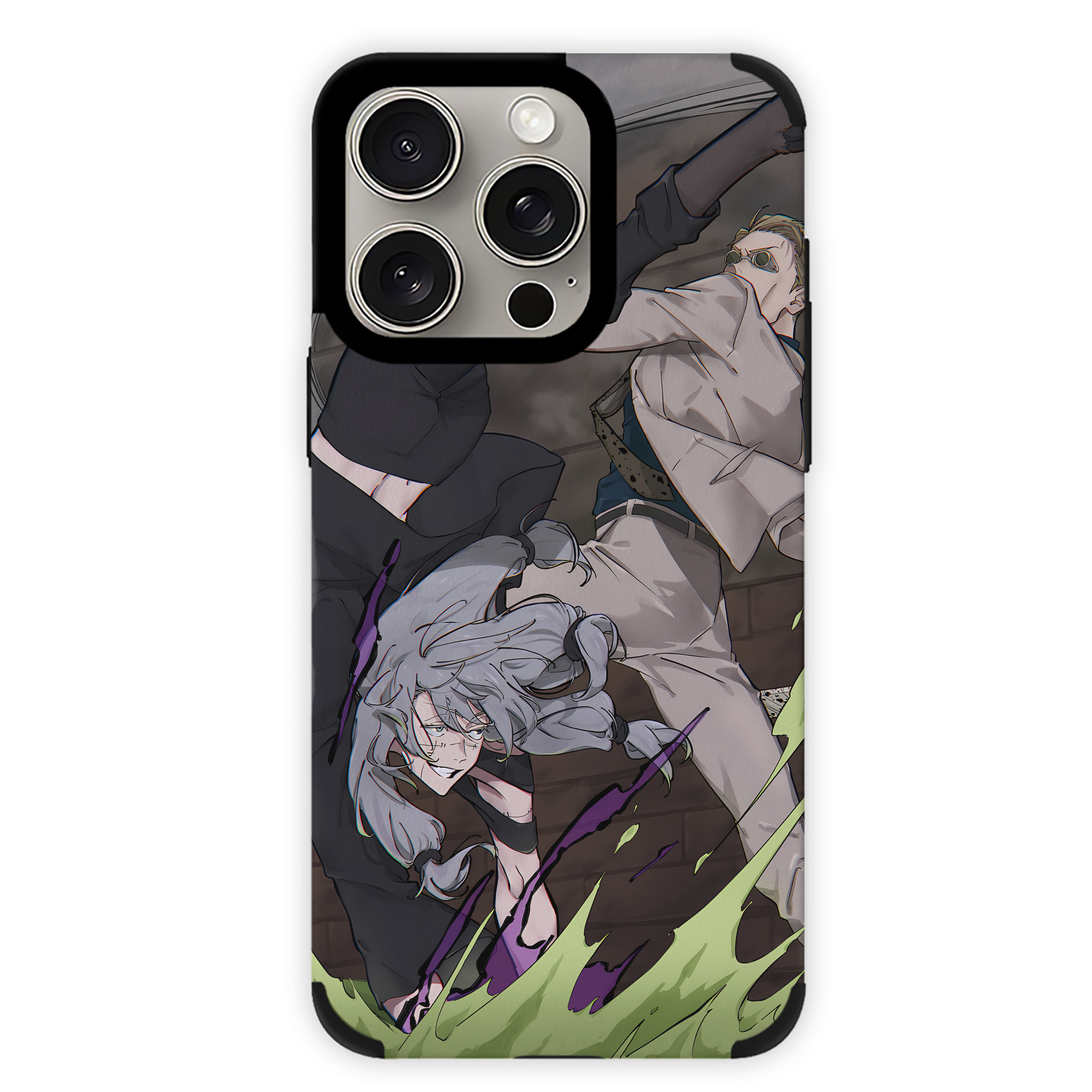 （画像用） 呪術廻戦 Jujutsu Kaisen 【iPhone15ProMax対応】 PUレザー スマホケース 耐衝撃＆黄変防止
