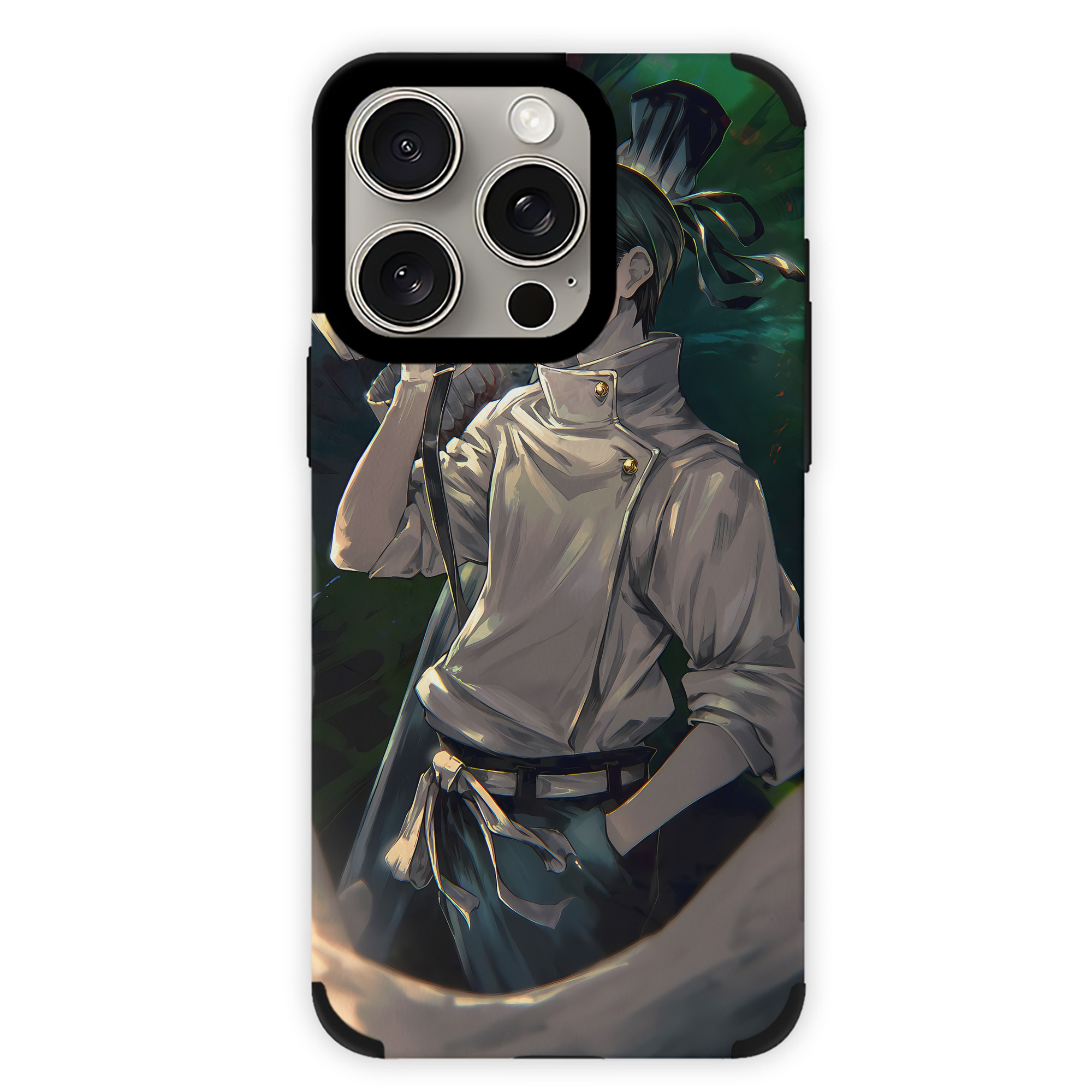 （画像用） 呪術廻戦 Jujutsu Kaisen 【iPhone15ProMax対応】 PUレザー スマホケース 耐衝撃＆黄変防止