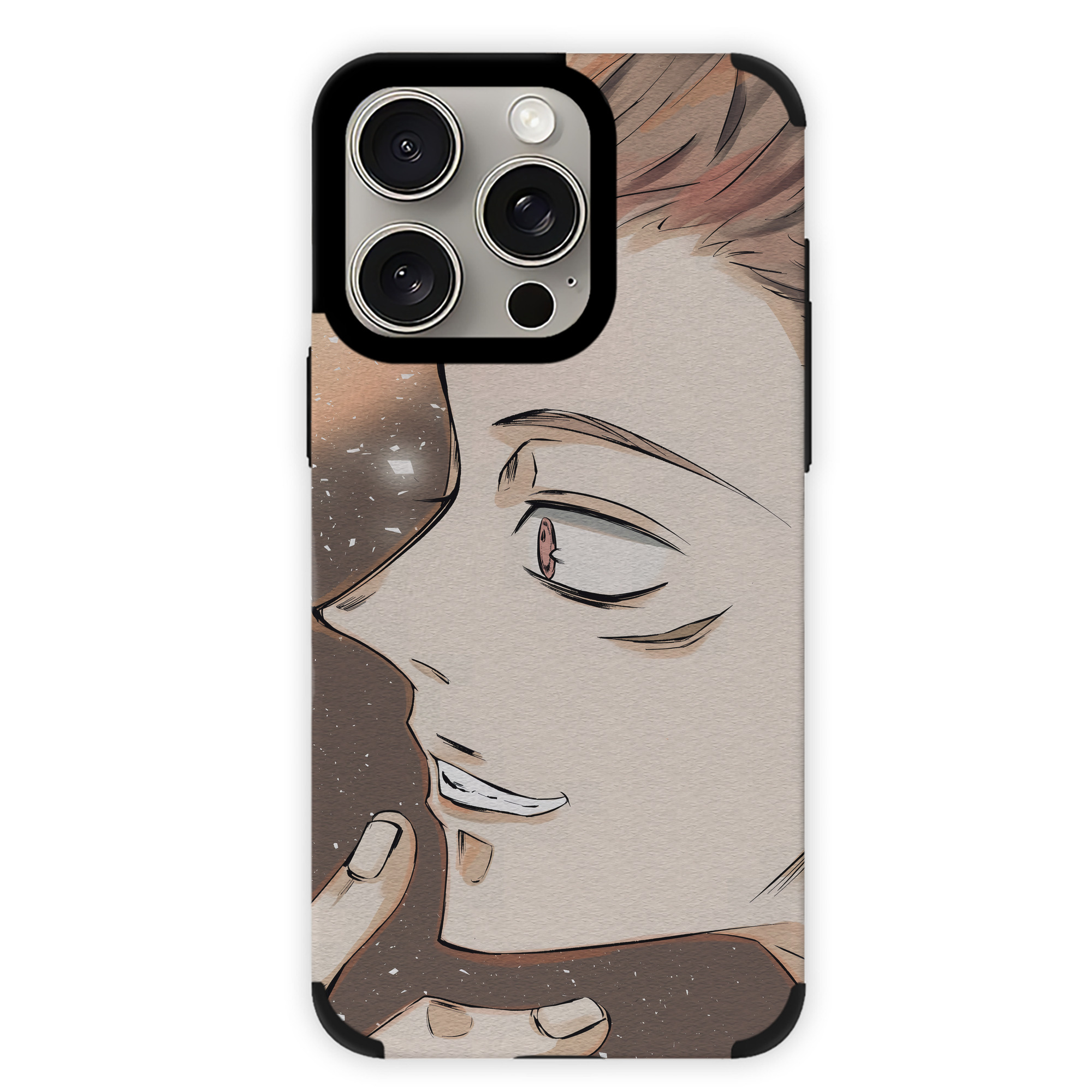 呪術廻戦 Jujutsu Kaisen 【iPhone15ProMax対応】 PUレザー スマホケース 耐衝撃＆黄変防止