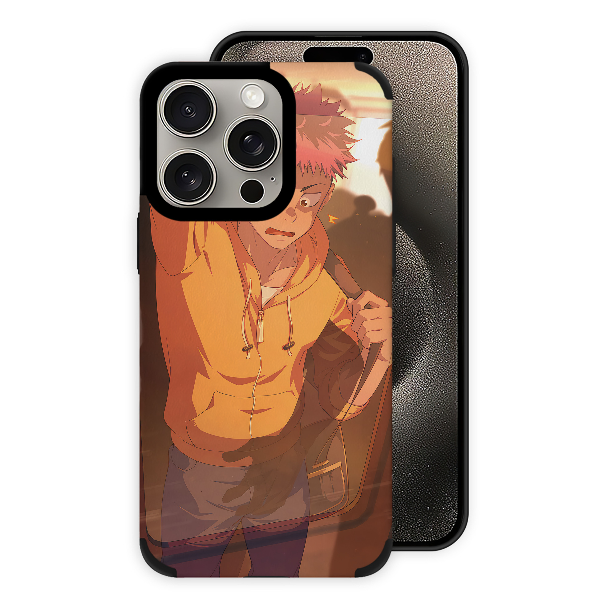 （画像用） 呪術廻戦 Jujutsu Kaisen 【iPhone15ProMax対応】 PUレザー スマホケース 耐衝撃＆黄変防止
