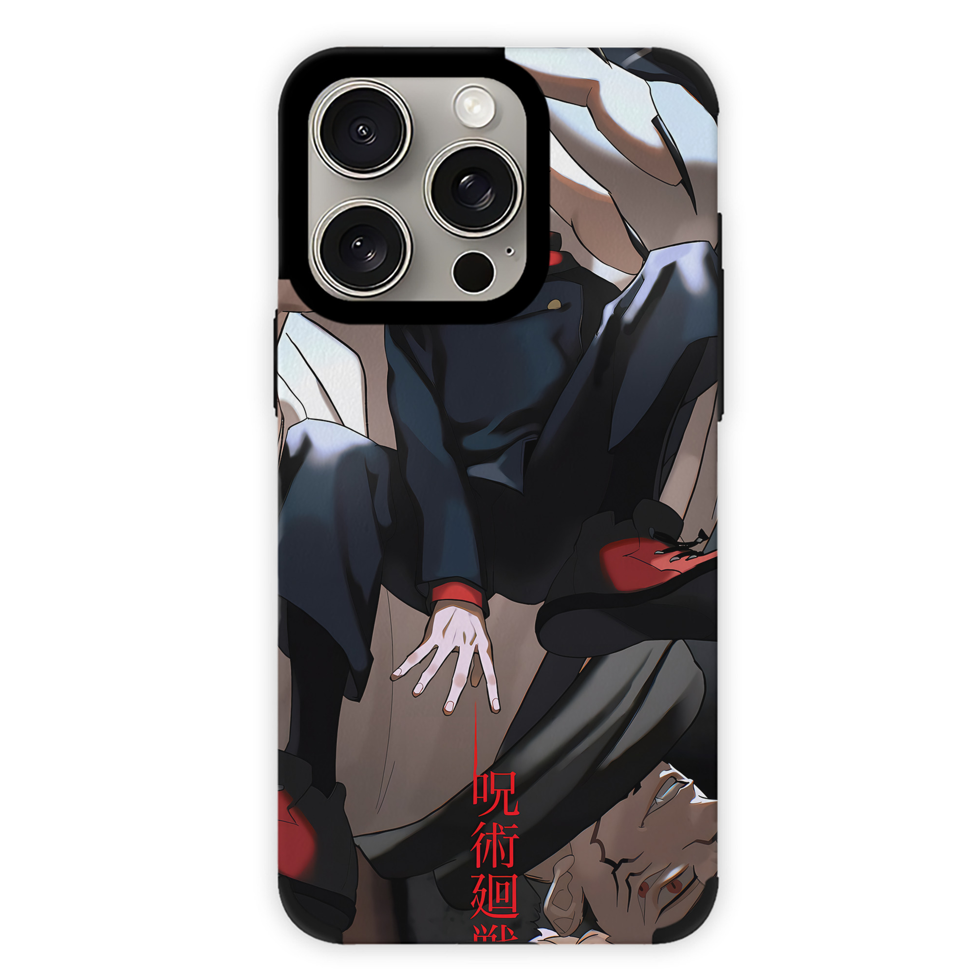 （画像用） 呪術廻戦 Jujutsu Kaisen 【iPhone15ProMax対応】 PUレザー スマホケース 耐衝撃＆黄変防止