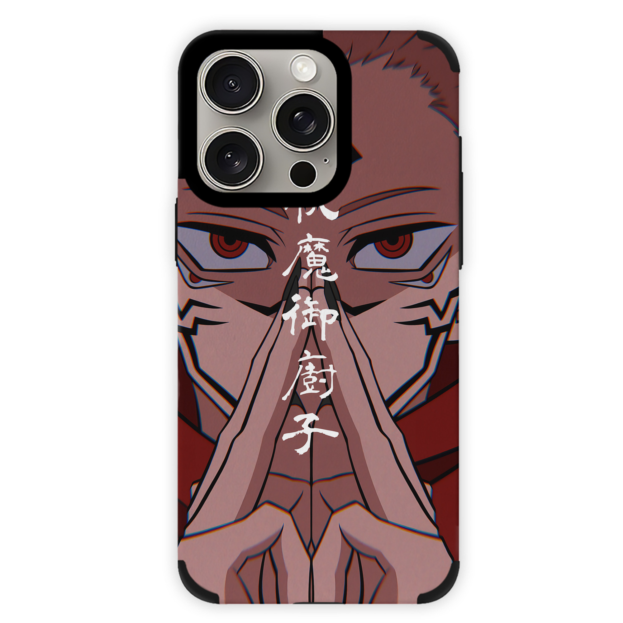 （画像用） 呪術廻戦 Jujutsu Kaisen 【iPhone15ProMax対応】 PUレザー スマホケース 耐衝撃＆黄変防止