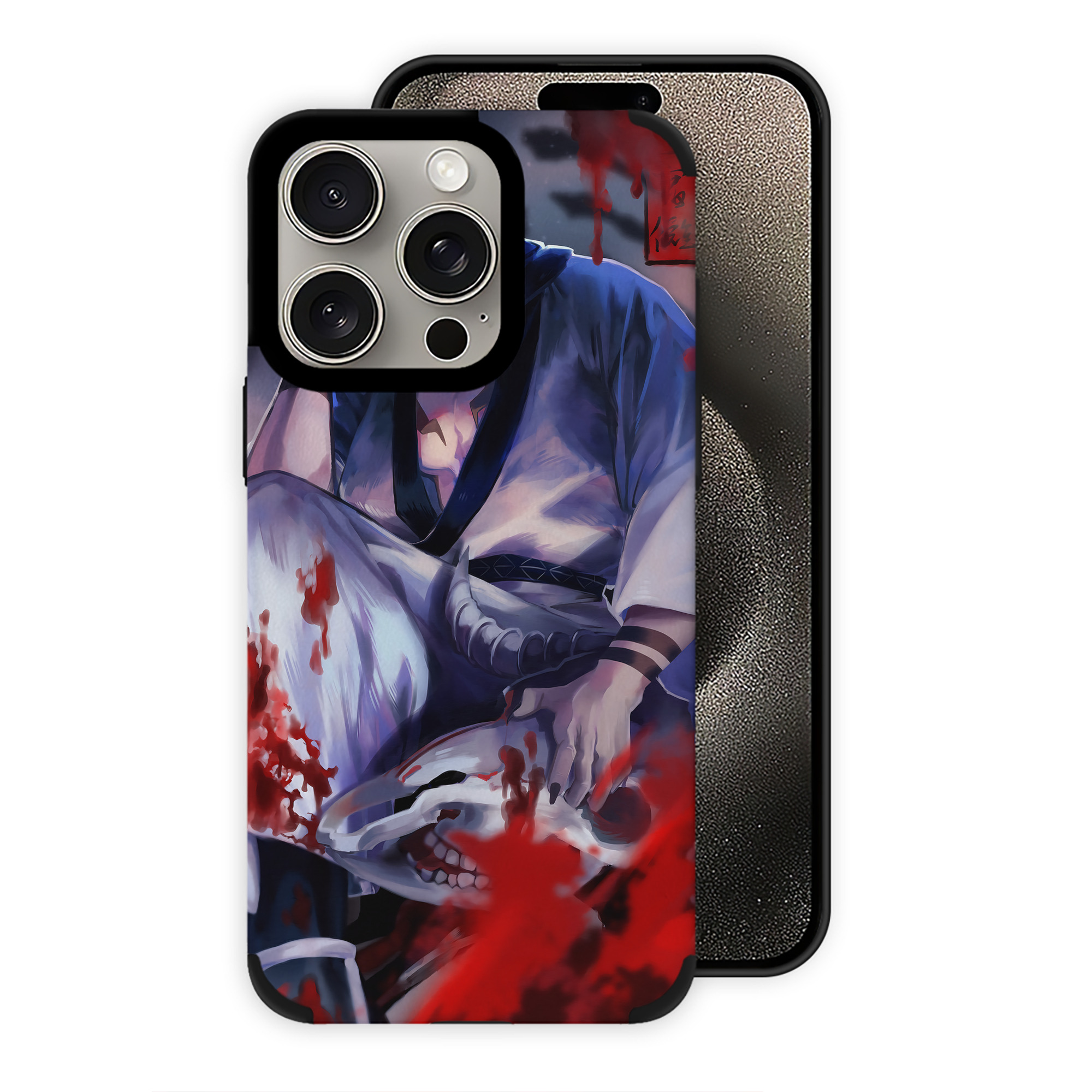 （画像用） 呪術廻戦 Jujutsu Kaisen 【iPhone15ProMax対応】 PUレザー スマホケース 耐衝撃＆黄変防止