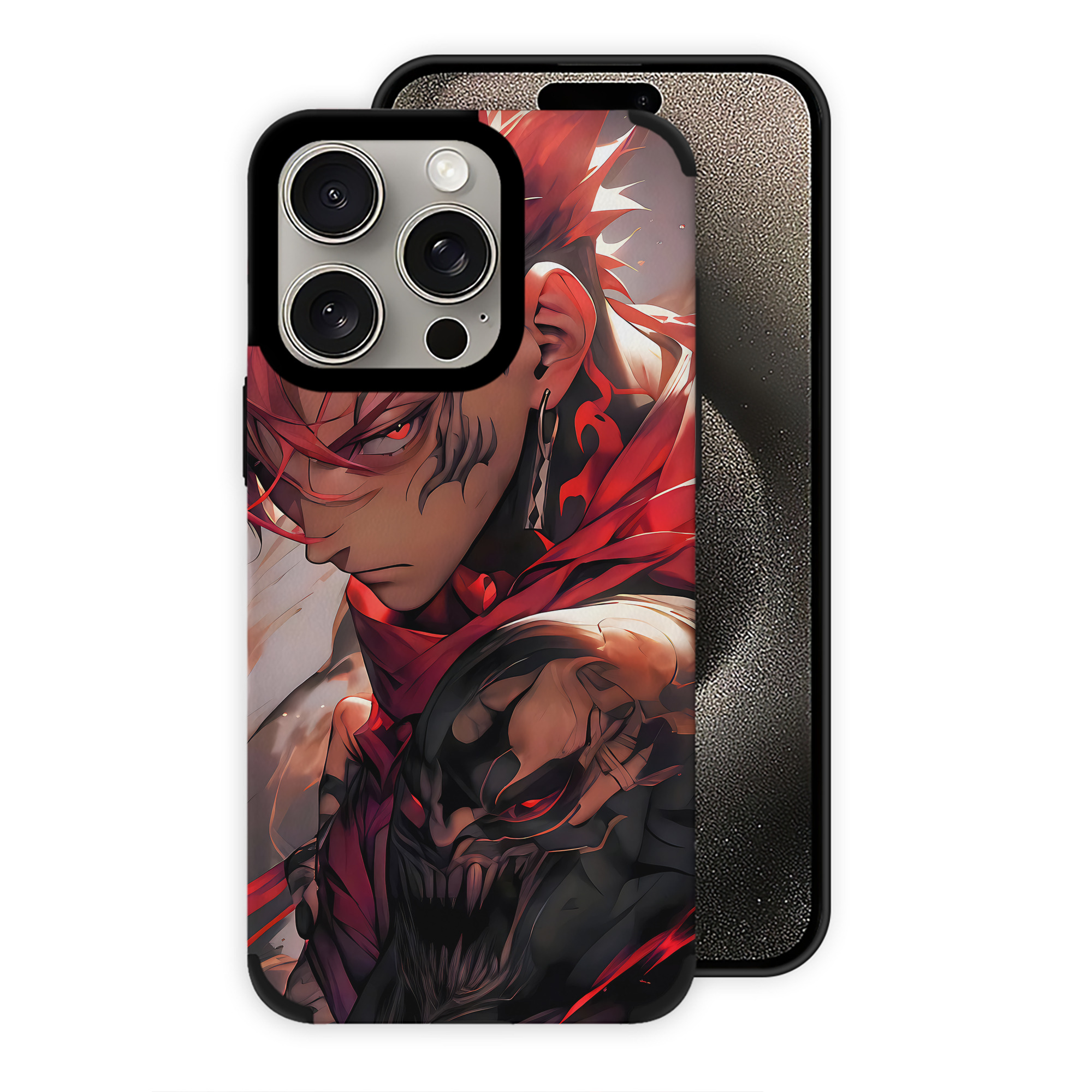 （画像用） 呪術廻戦 Jujutsu Kaisen 【iPhone15ProMax対応】 PUレザー スマホケース 耐衝撃＆黄変防止