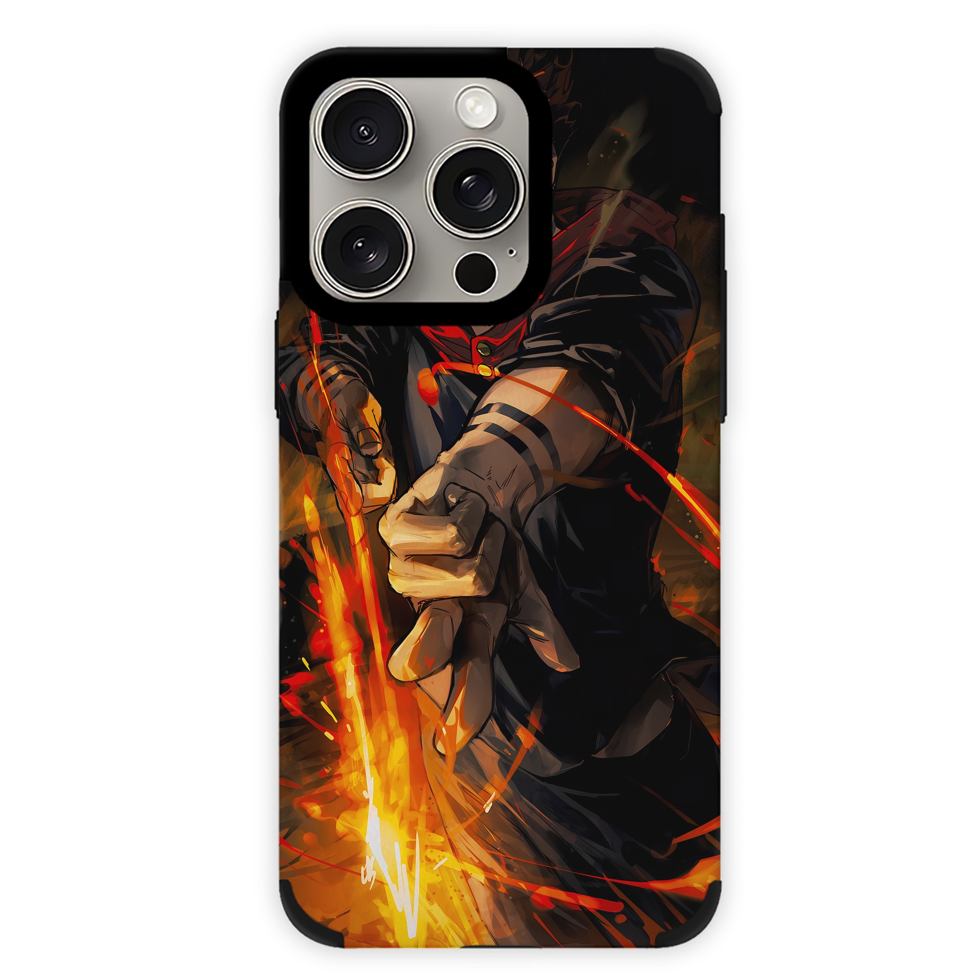 （画像用） 呪術廻戦 Jujutsu Kaisen 【iPhone15ProMax対応】 PUレザー スマホケース 耐衝撃＆黄変防止