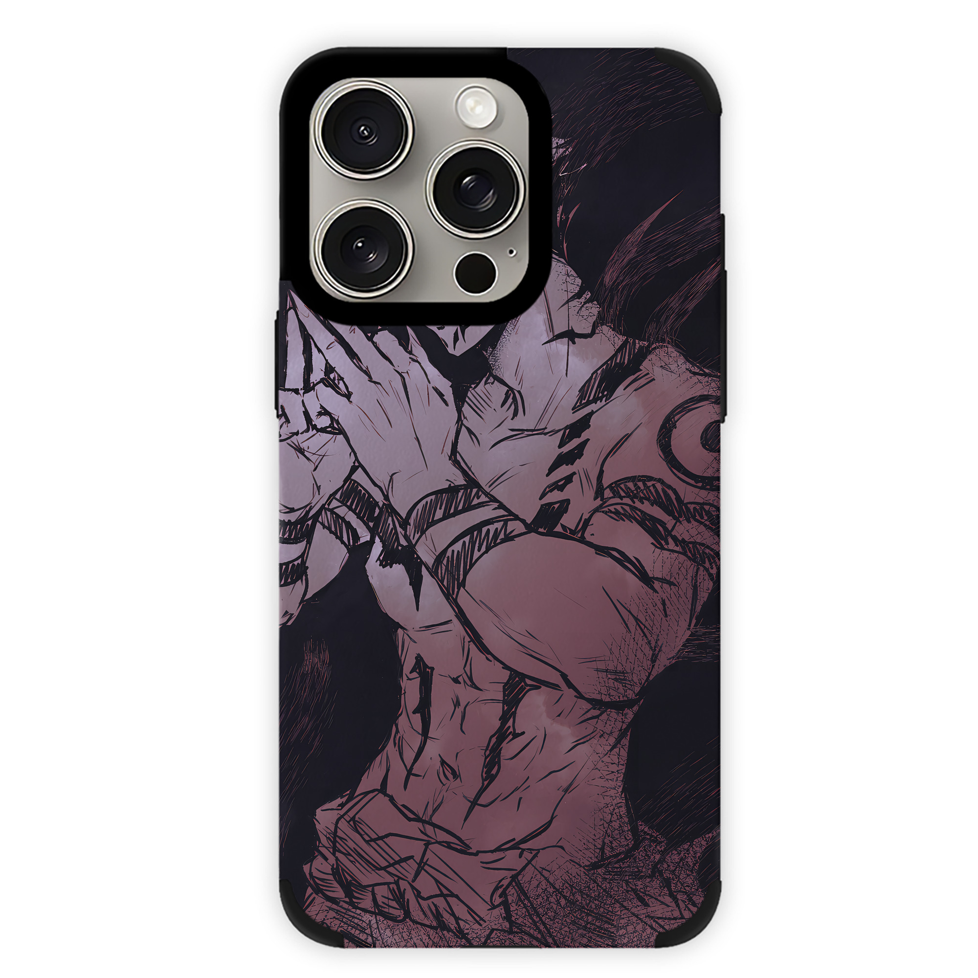 （画像用） 呪術廻戦 Jujutsu Kaisen 【iPhone15ProMax対応】 PUレザー スマホケース 耐衝撃＆黄変防止