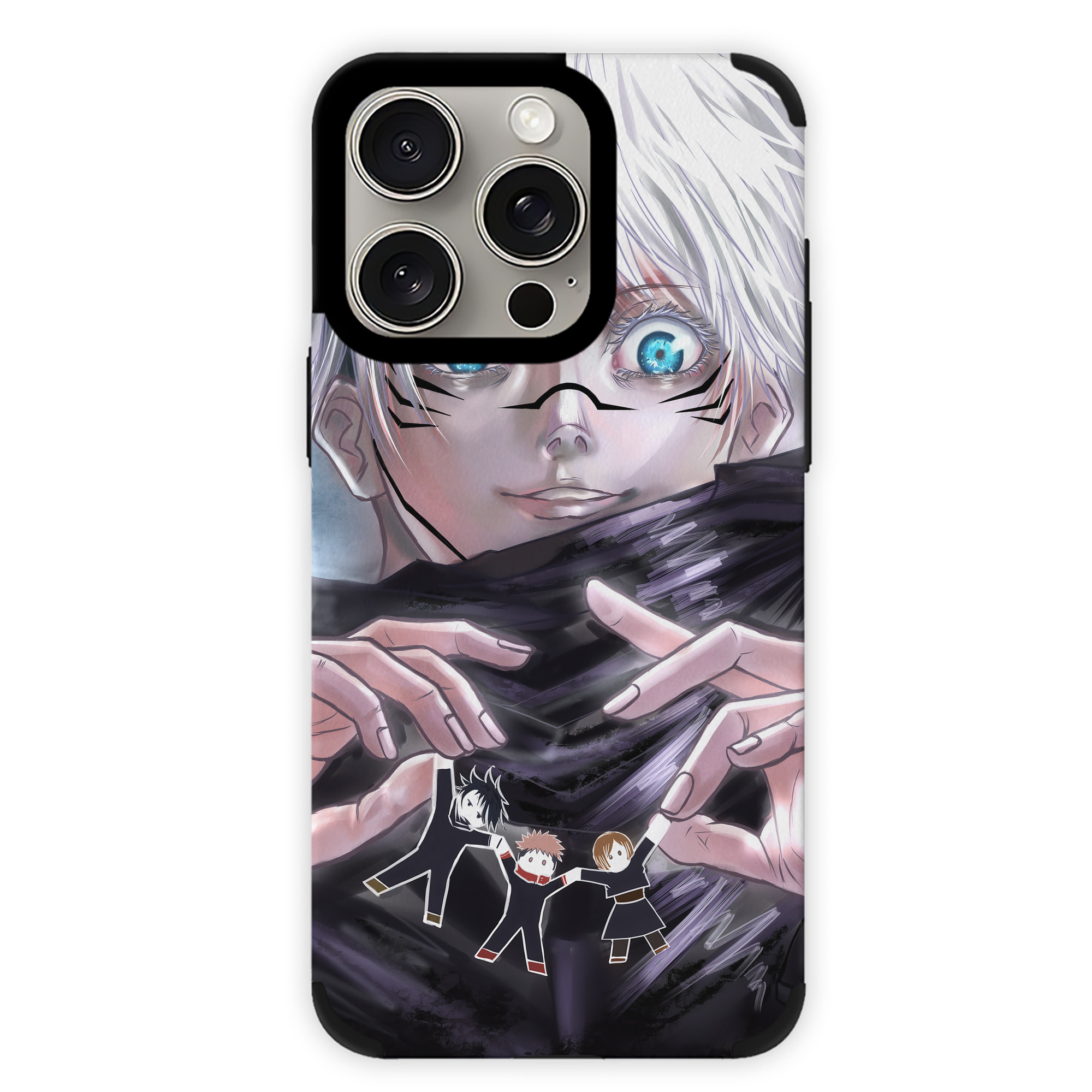 （画像用） 呪術廻戦 Jujutsu Kaisen 【iPhone15ProMax対応】 PUレザー スマホケース 耐衝撃＆黄変防止