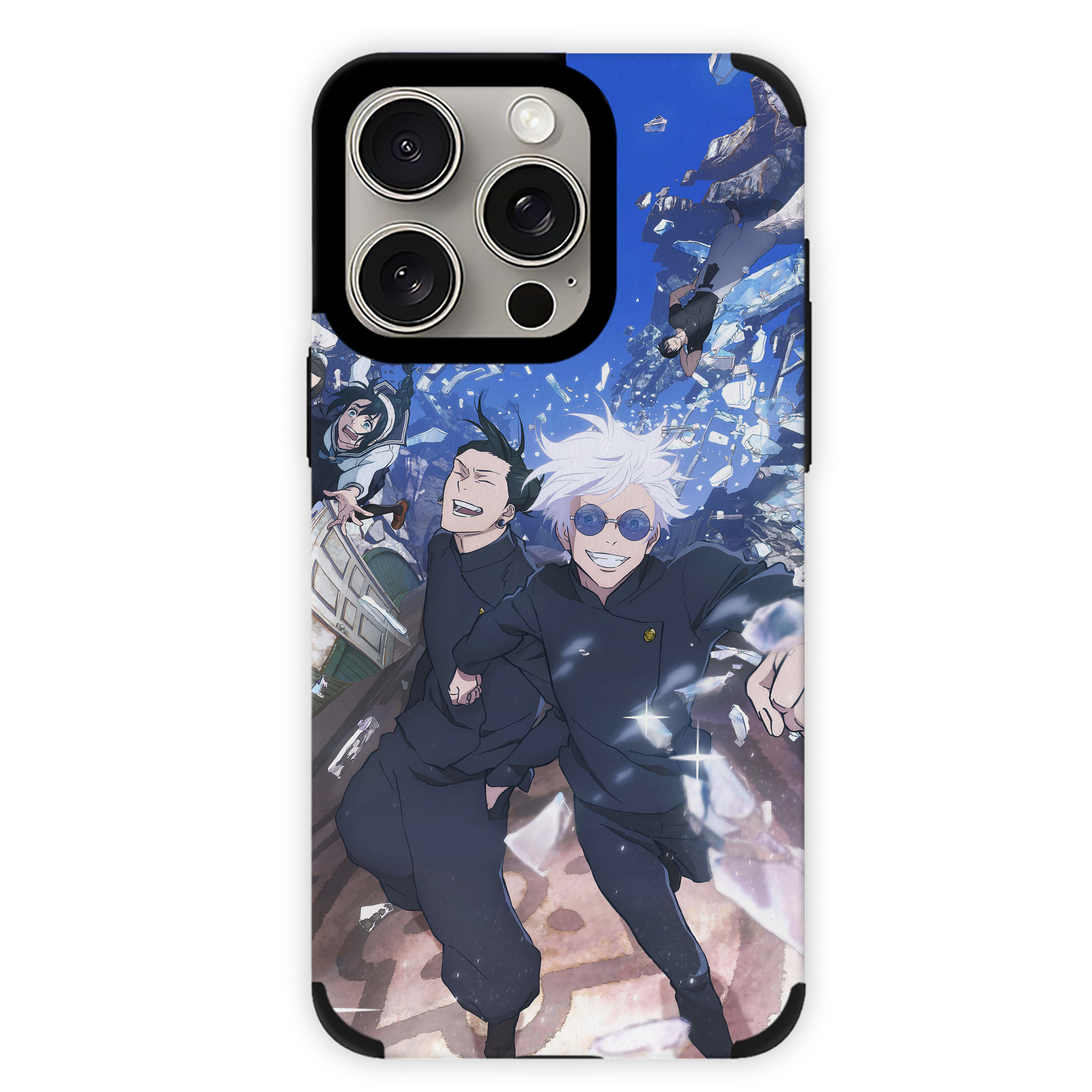 （画像用） 呪術廻戦 Jujutsu Kaisen 【iPhone15ProMax対応】 PUレザー スマホケース 耐衝撃＆黄変防止
