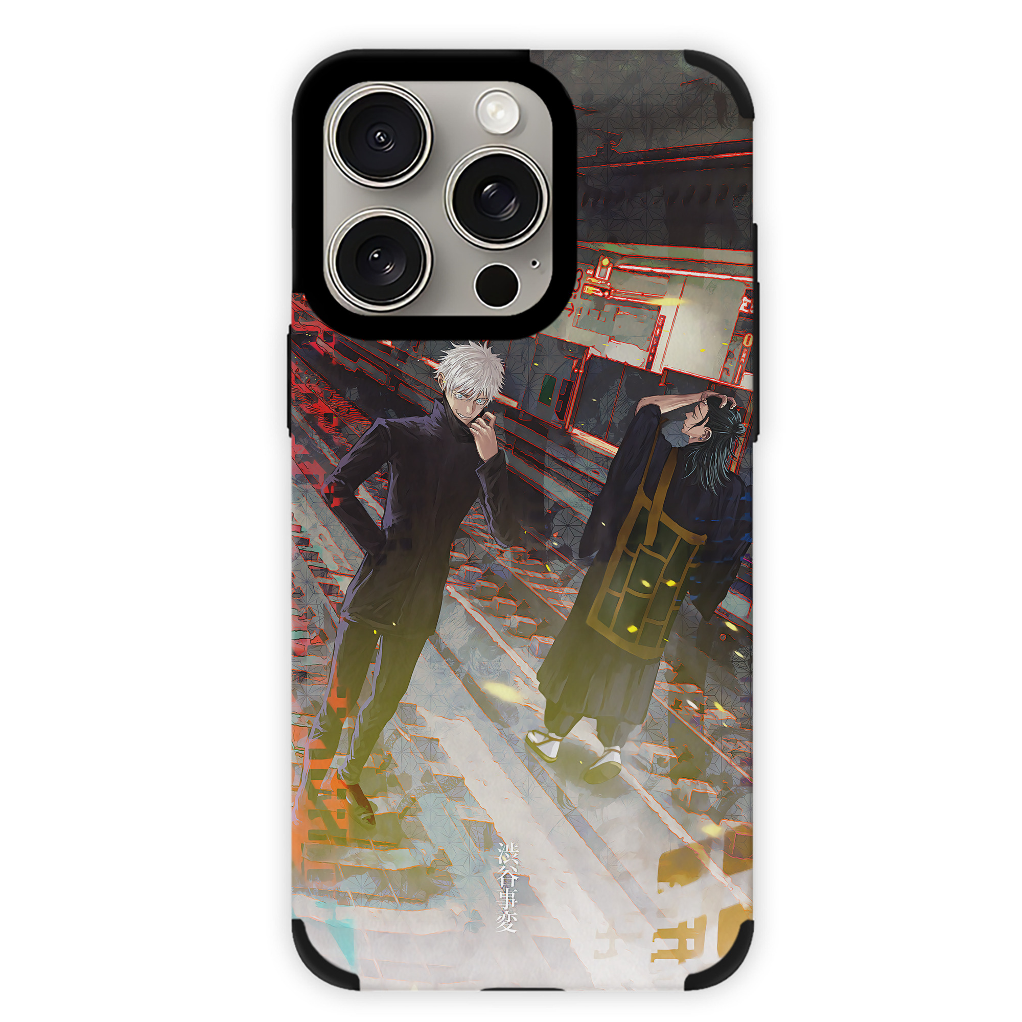 （画像用） 呪術廻戦 Jujutsu Kaisen 【iPhone15ProMax対応】 PUレザー スマホケース 耐衝撃＆黄変防止