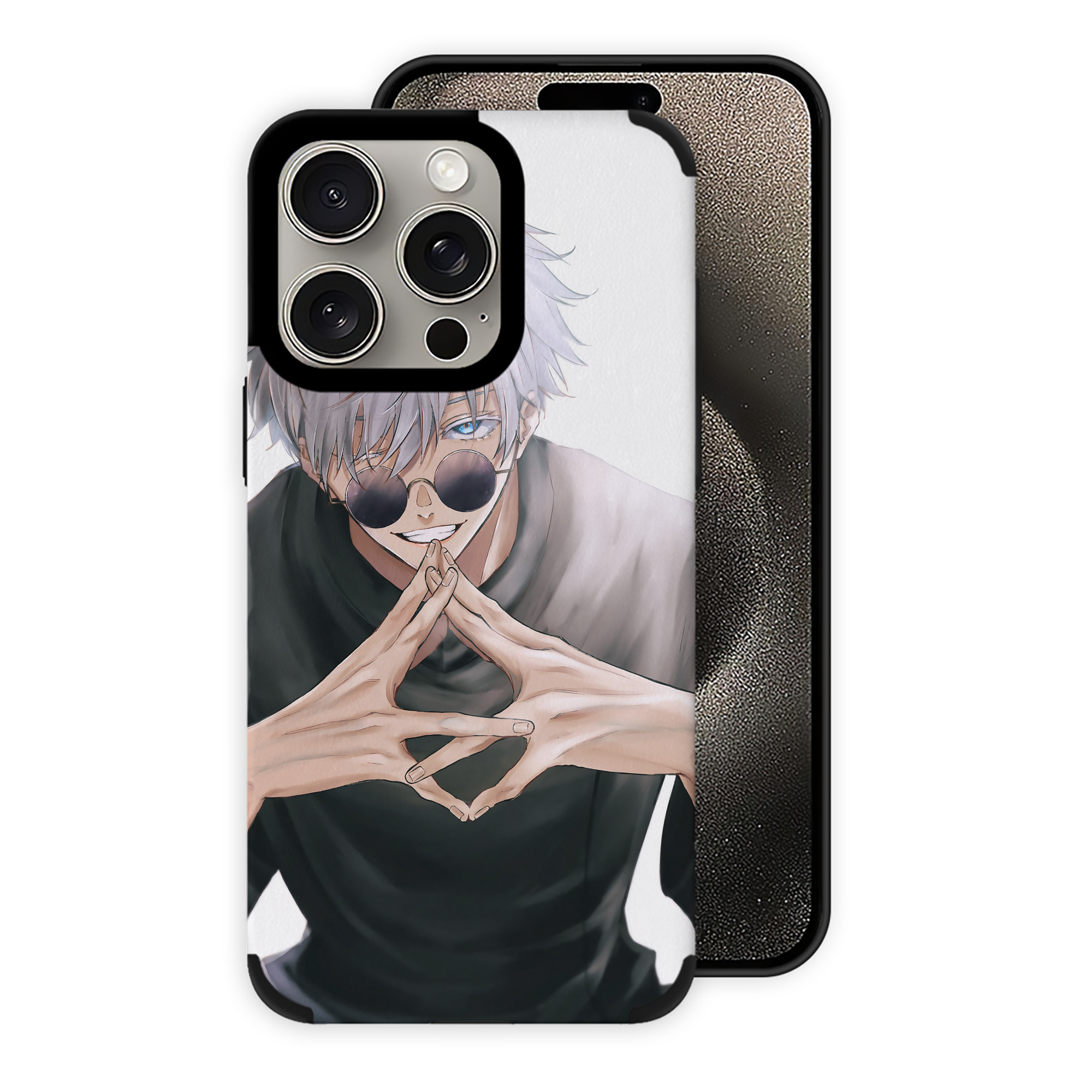 （画像用） 呪術廻戦 Jujutsu Kaisen 【iPhone15ProMax対応】 PUレザー スマホケース 耐衝撃＆黄変防止