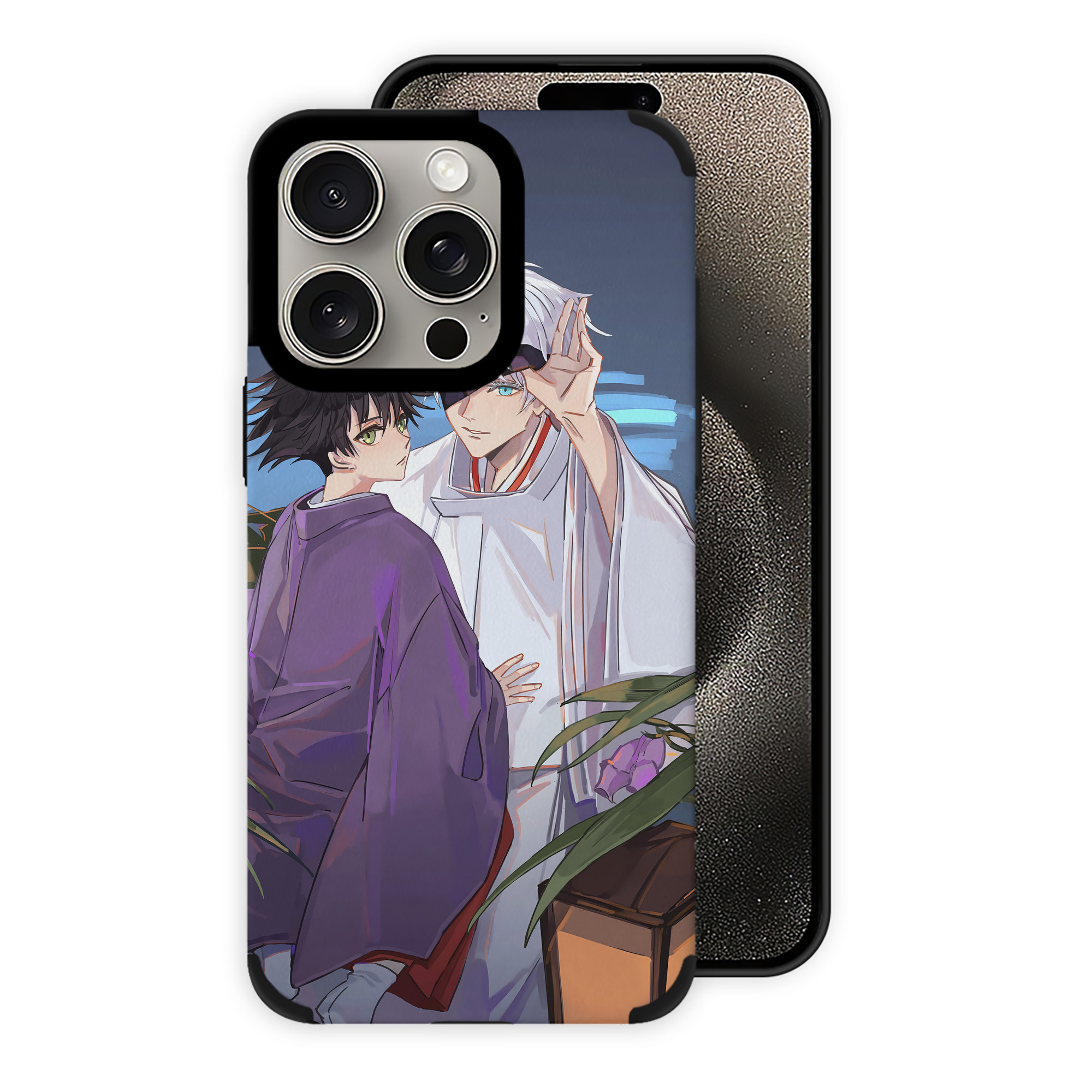 （画像用） 呪術廻戦 Jujutsu Kaisen 【iPhone15ProMax対応】 PUレザー スマホケース 耐衝撃＆黄変防止