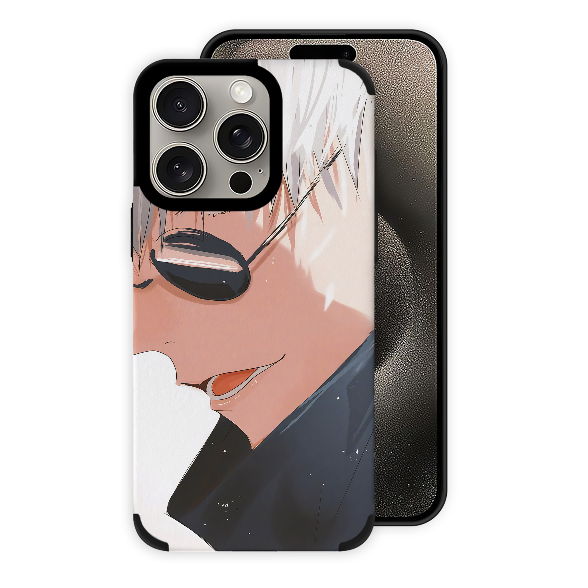 （画像用） 呪術廻戦 Jujutsu Kaisen 【iPhone15ProMax対応】 PUレザー スマホケース 耐衝撃＆黄変防止