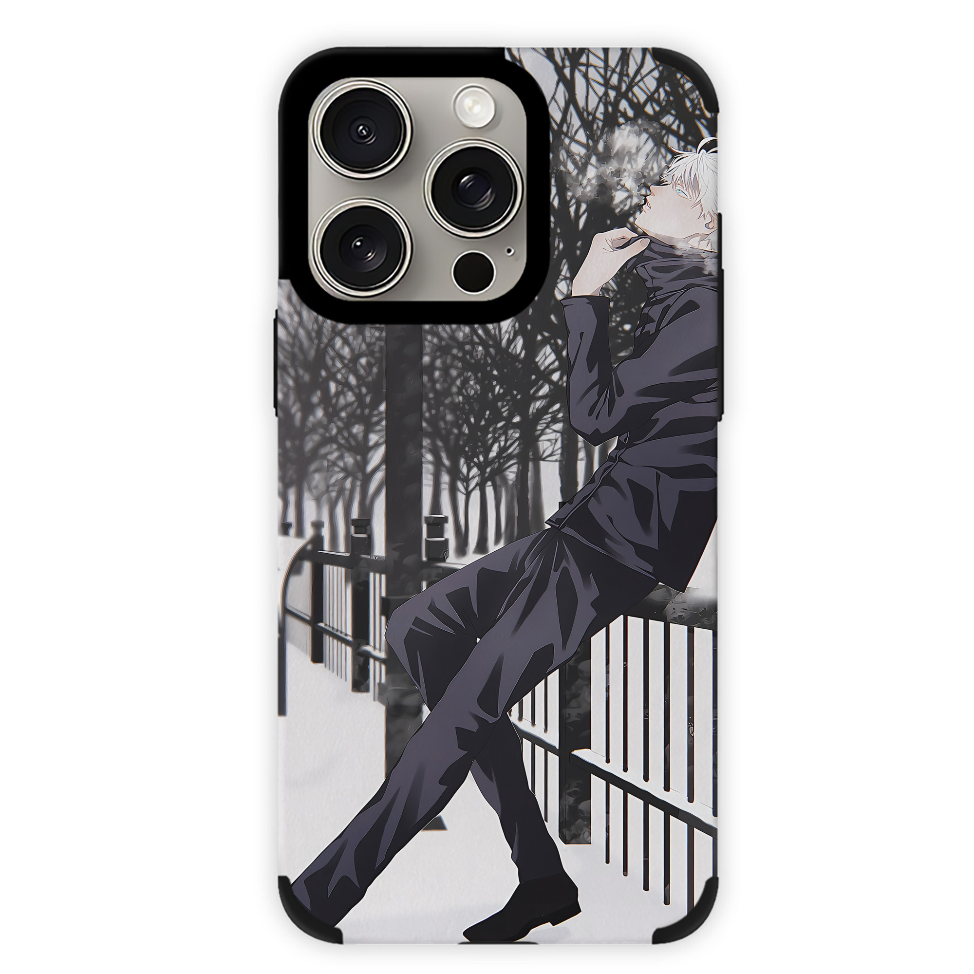 （画像用） 呪術廻戦 Jujutsu Kaisen 【iPhone15ProMax対応】 PUレザー スマホケース 耐衝撃＆黄変防止