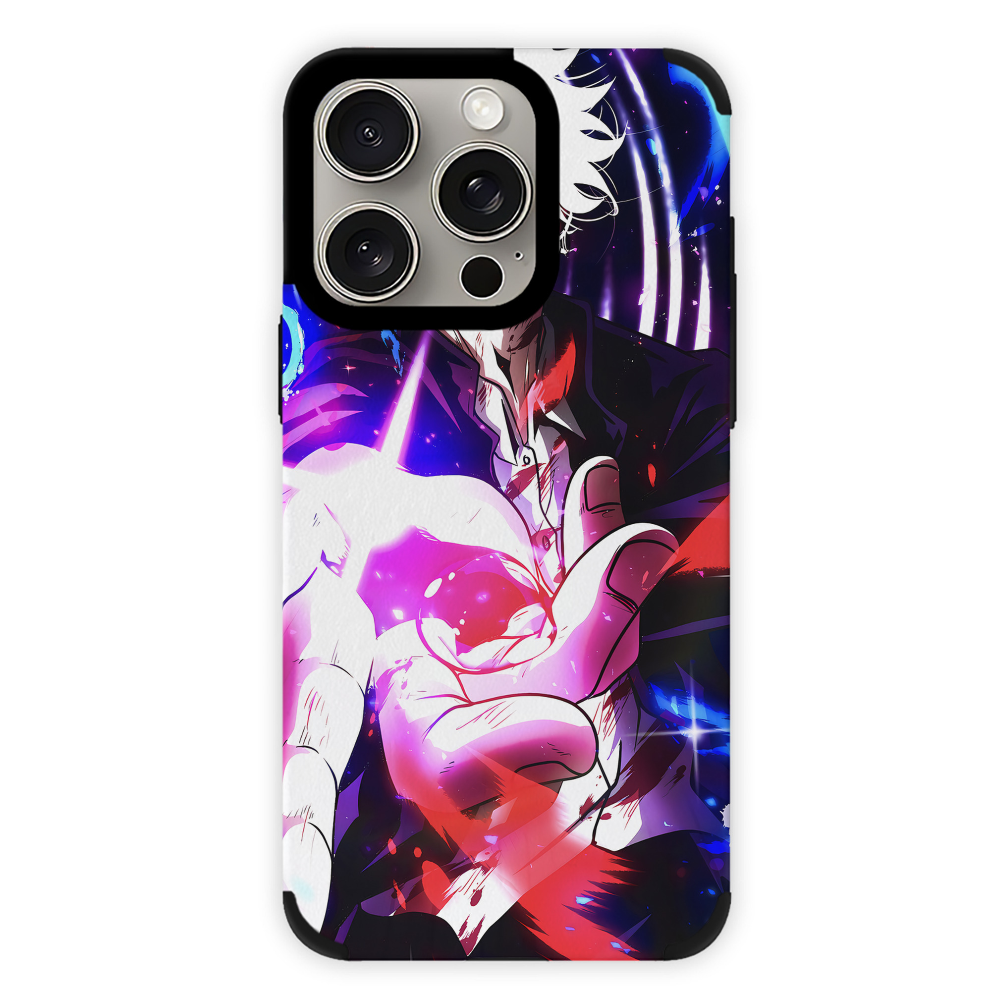 （画像用） 呪術廻戦 Jujutsu Kaisen 【iPhone15ProMax対応】 PUレザー スマホケース 耐衝撃＆黄変防止