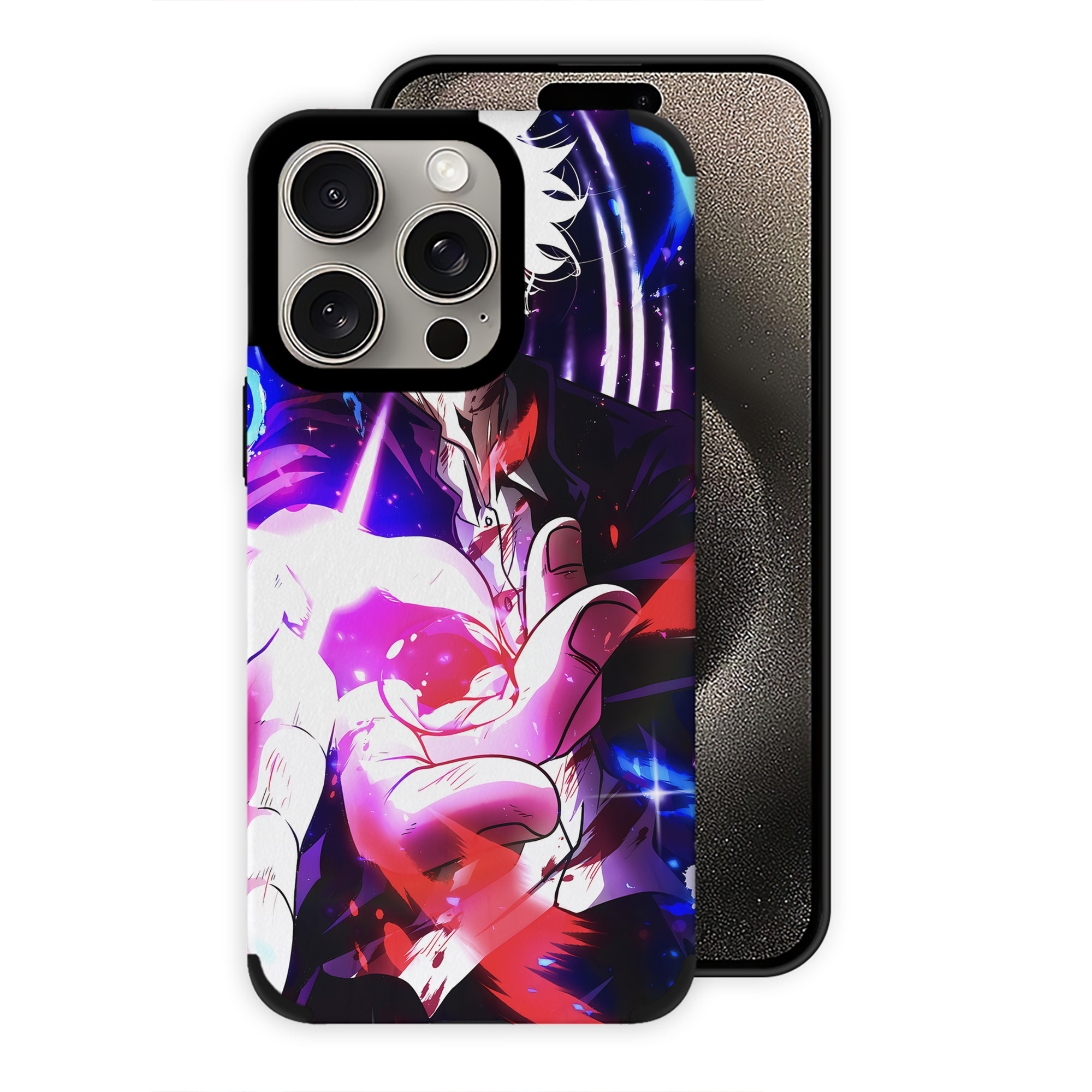 （画像用） 呪術廻戦 Jujutsu Kaisen 【iPhone15ProMax対応】 PUレザー スマホケース 耐衝撃＆黄変防止