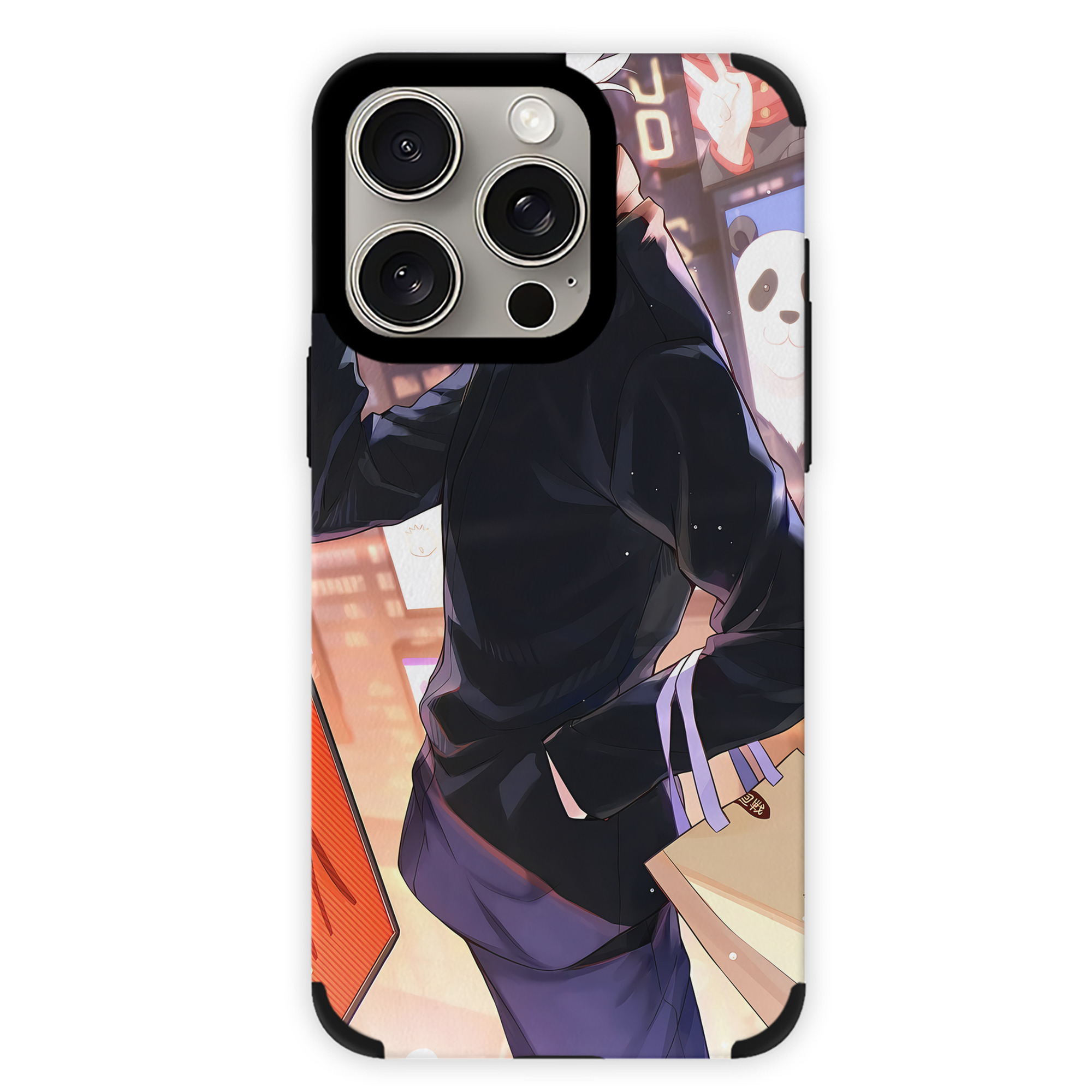 （画像用） 呪術廻戦 Jujutsu Kaisen 【iPhone15ProMax対応】 PUレザー スマホケース 耐衝撃＆黄変防止
