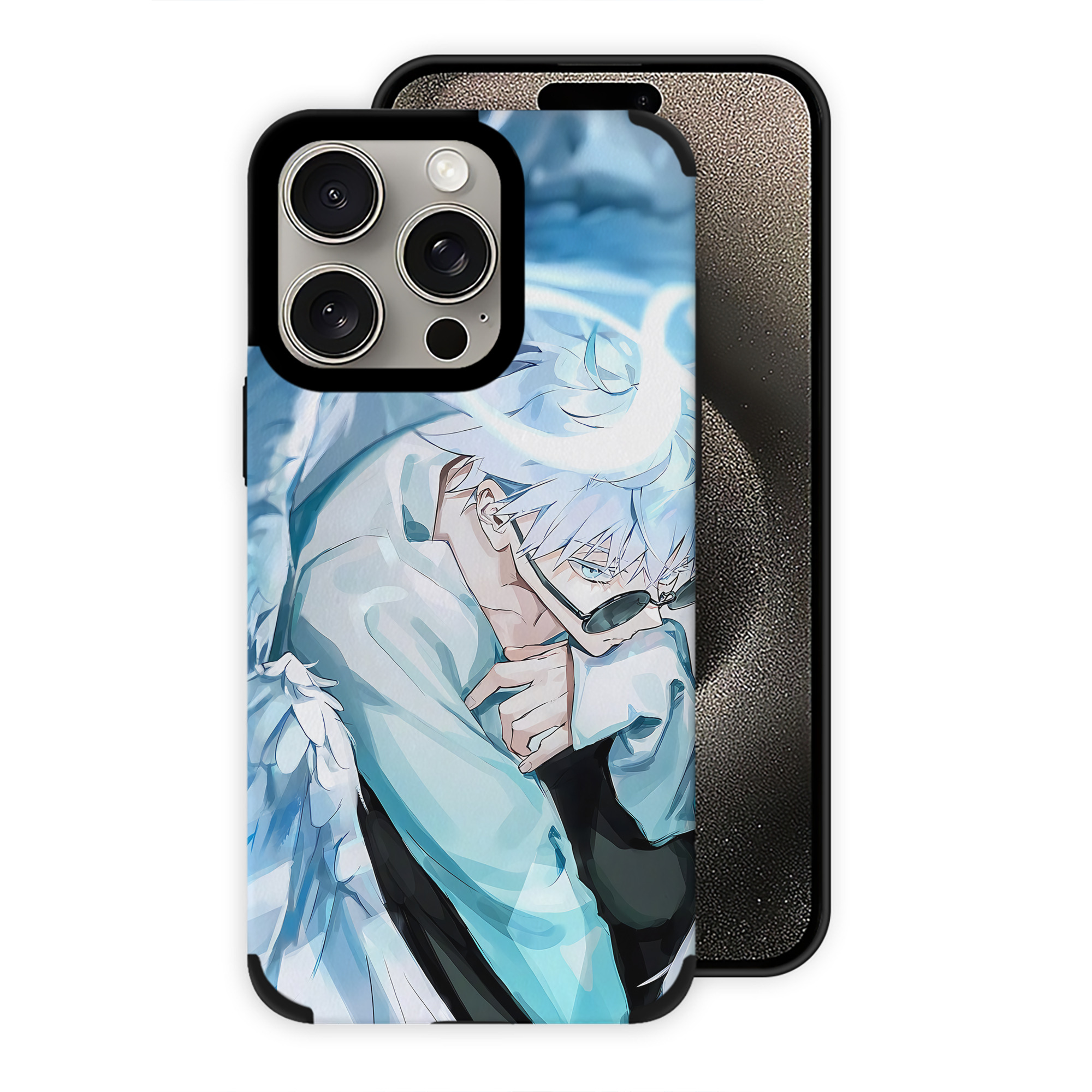 呪術廻戦 Jujutsu Kaisen 【iPhone15ProMax対応】 PUレザー スマホケース 耐衝撃＆黄変防止