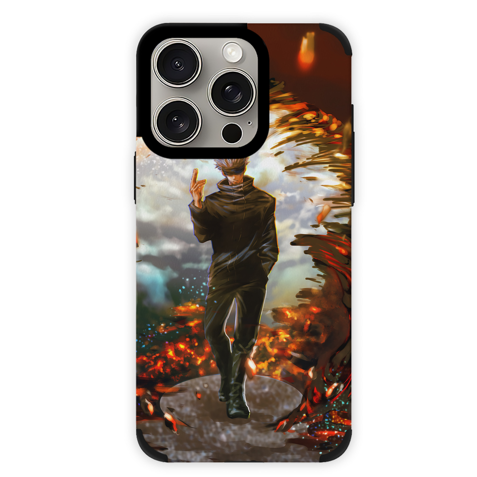 （画像用） 呪術廻戦 Jujutsu Kaisen 【iPhone15ProMax対応】 PUレザー スマホケース 耐衝撃＆黄変防止