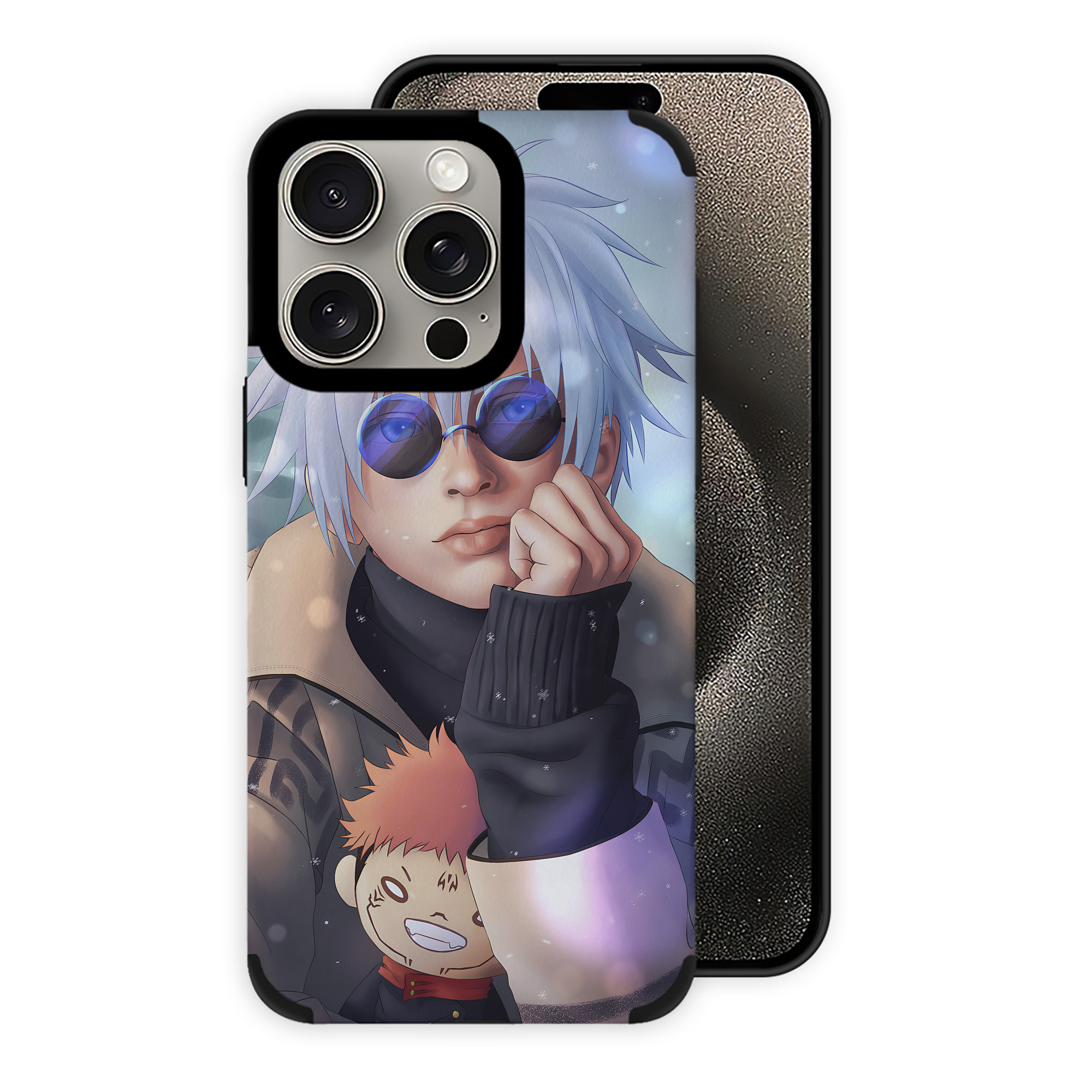 呪術廻戦 Jujutsu Kaisen 【iPhone15ProMax対応】 PUレザー スマホケース 耐衝撃＆黄変防止