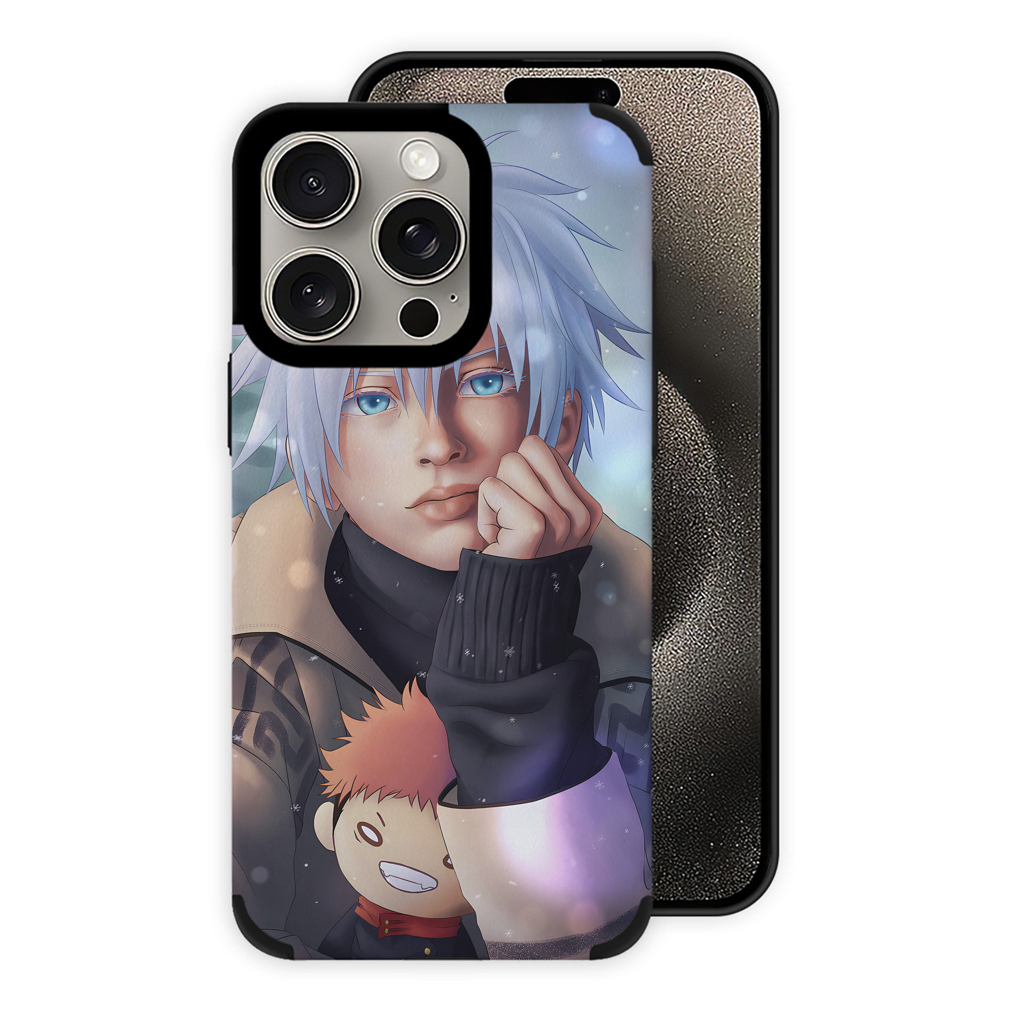 （画像用） 呪術廻戦 Jujutsu Kaisen 【iPhone15ProMax対応】 PUレザー スマホケース 耐衝撃＆黄変防止