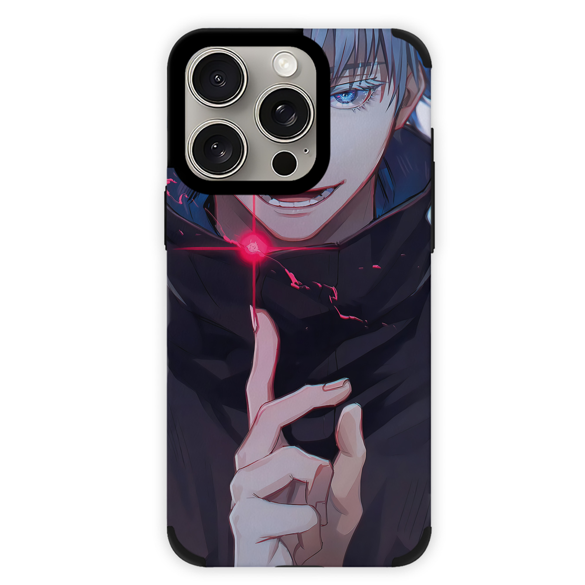 （画像用） 呪術廻戦 Jujutsu Kaisen 【iPhone15ProMax対応】 PUレザー スマホケース 耐衝撃＆黄変防止