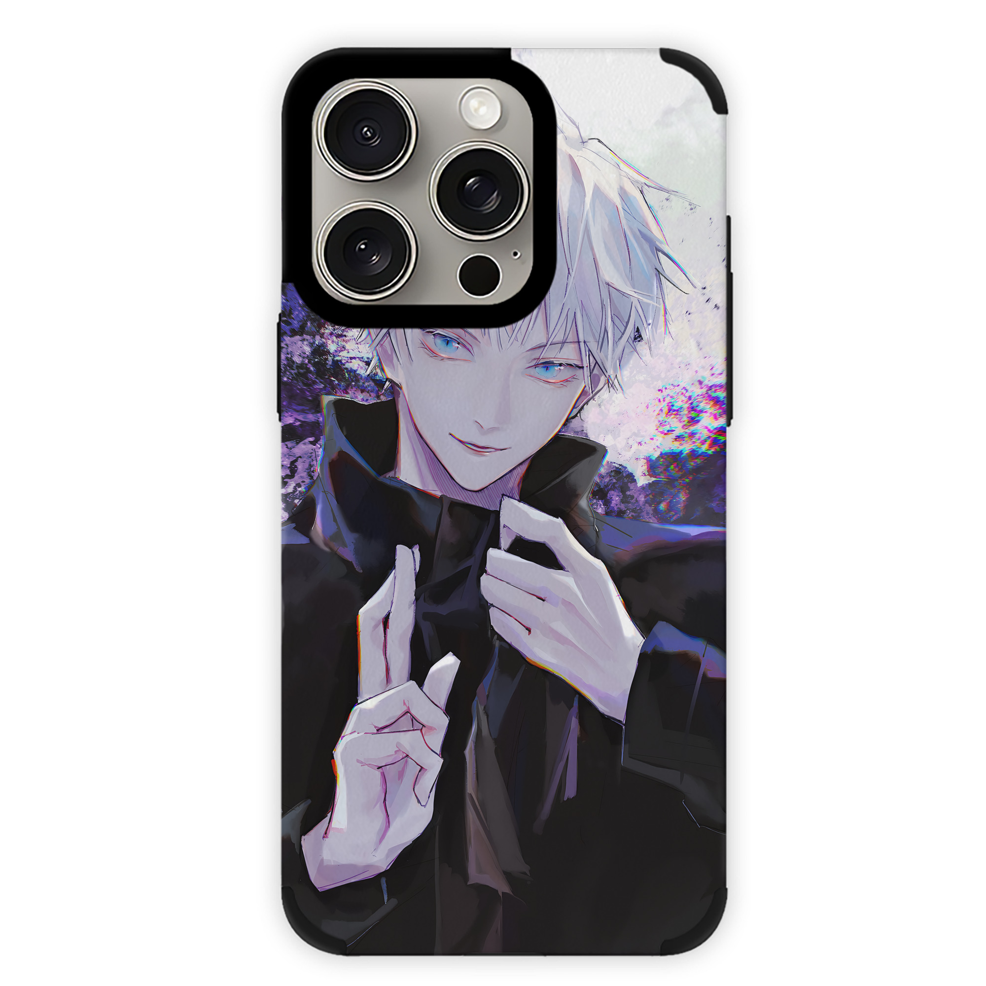 （画像用） 呪術廻戦 Jujutsu Kaisen 【iPhone15ProMax対応】 PUレザー スマホケース 耐衝撃＆黄変防止