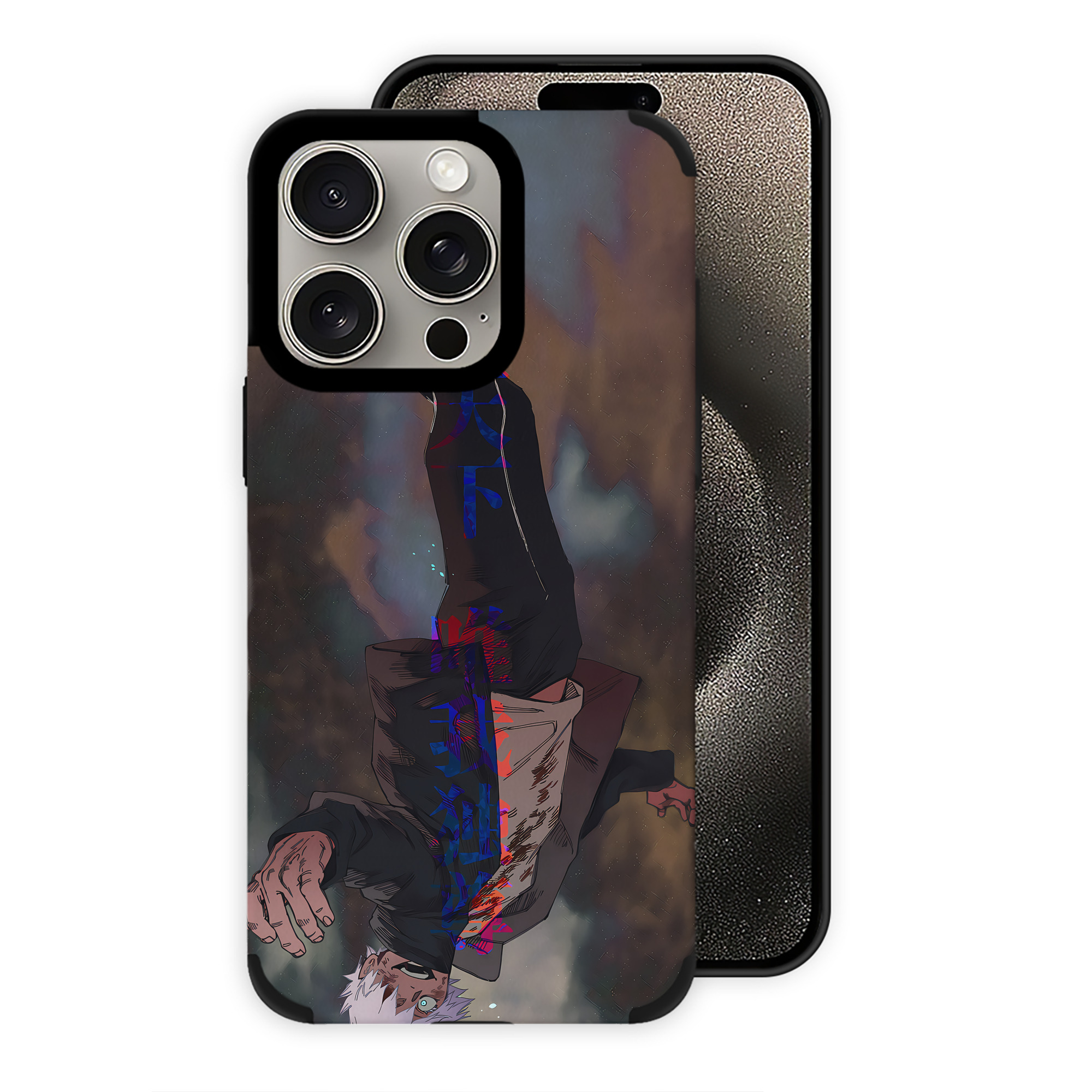 （画像用） 呪術廻戦 Jujutsu Kaisen 【iPhone15ProMax対応】 PUレザー スマホケース 耐衝撃＆黄変防止