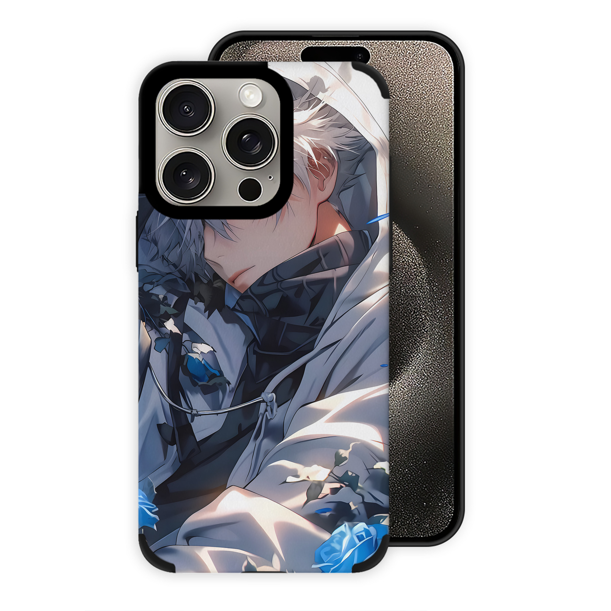 （画像用） 呪術廻戦 Jujutsu Kaisen 【iPhone15ProMax対応】 PUレザー スマホケース 耐衝撃＆黄変防止