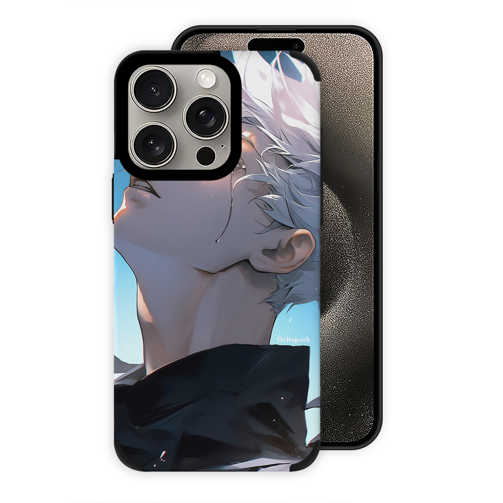 （画像用） 呪術廻戦 Jujutsu Kaisen 【iPhone15ProMax対応】 PUレザー スマホケース 耐衝撃＆黄変防止