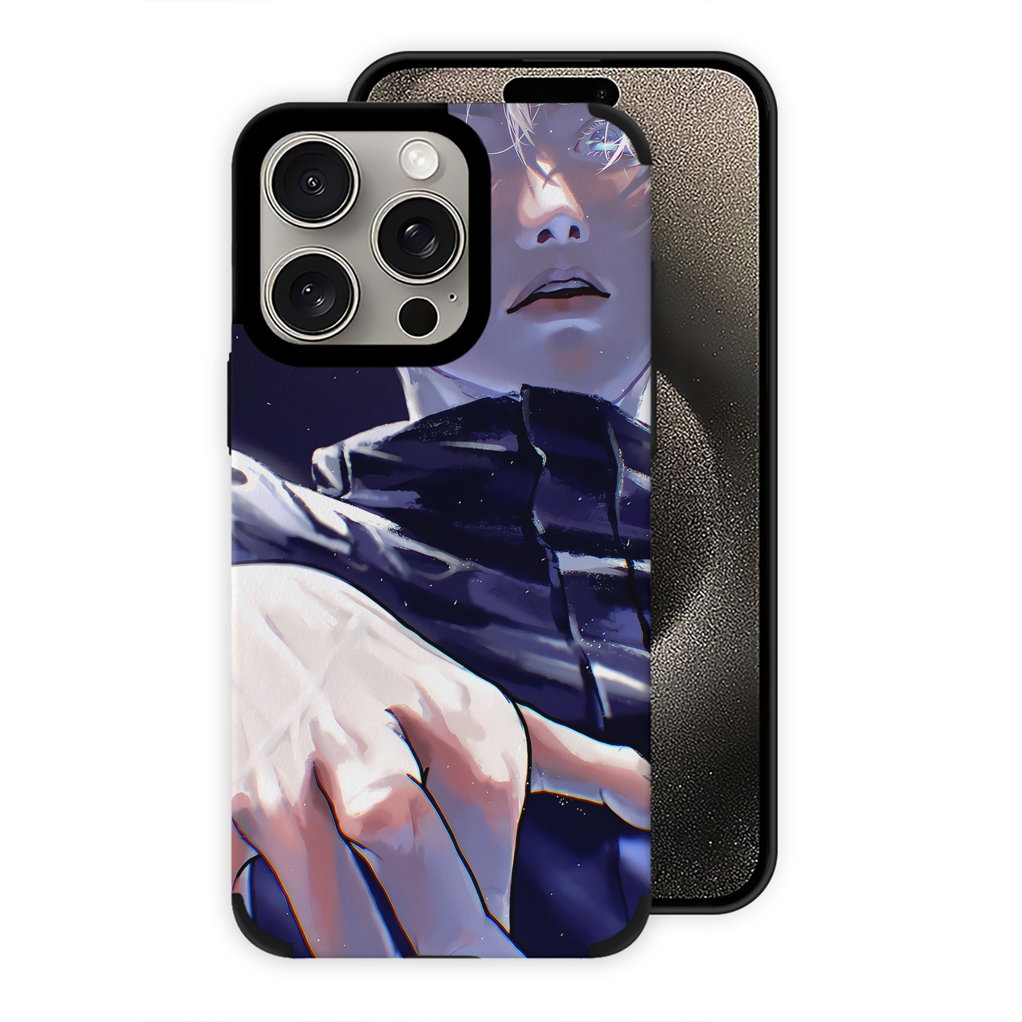 呪術廻戦 Jujutsu Kaisen 【iPhone15ProMax対応】 PUレザー スマホケース 耐衝撃＆黄変防止