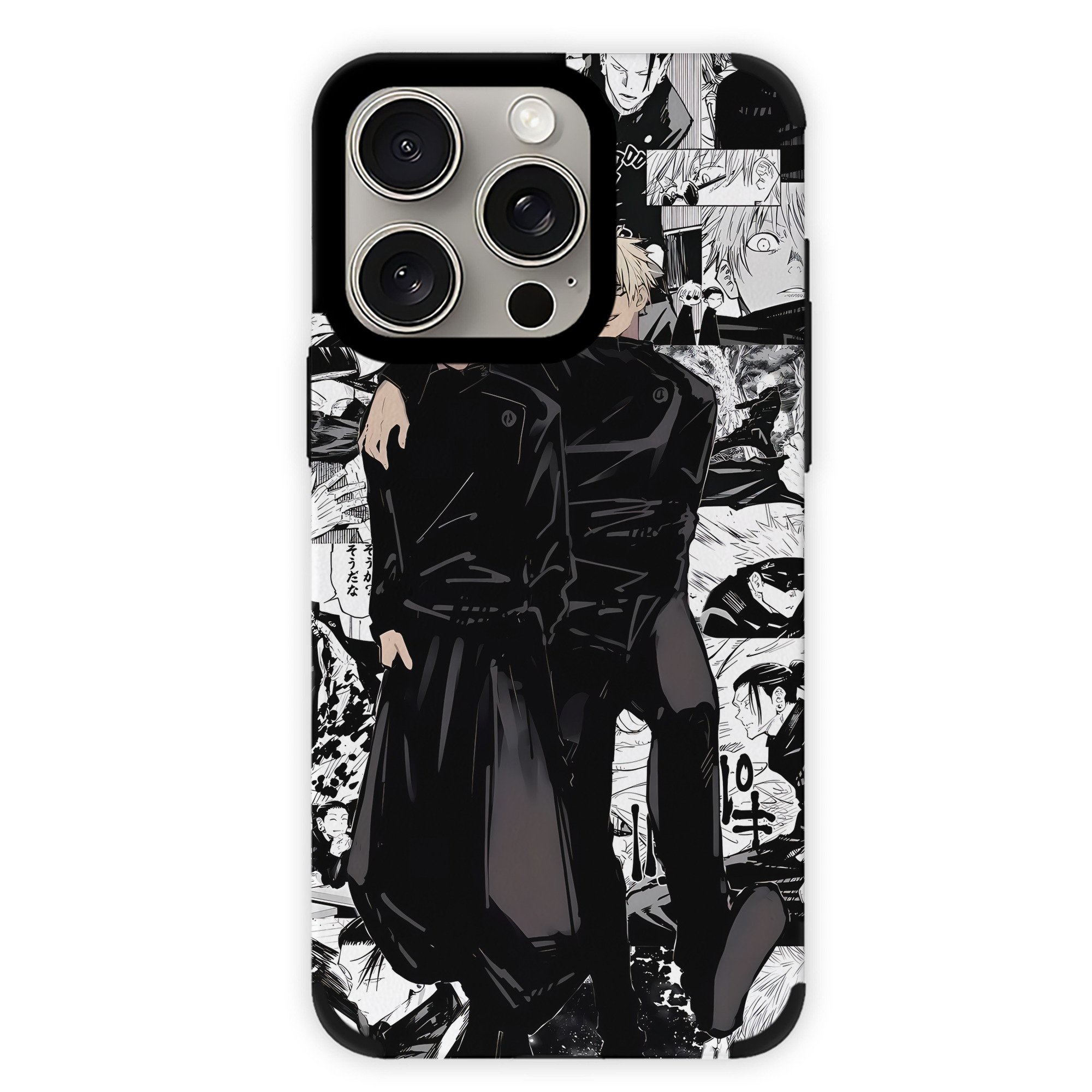 （画像用） 呪術廻戦 Jujutsu Kaisen 【iPhone15ProMax対応】 PUレザー スマホケース 耐衝撃＆黄変防止