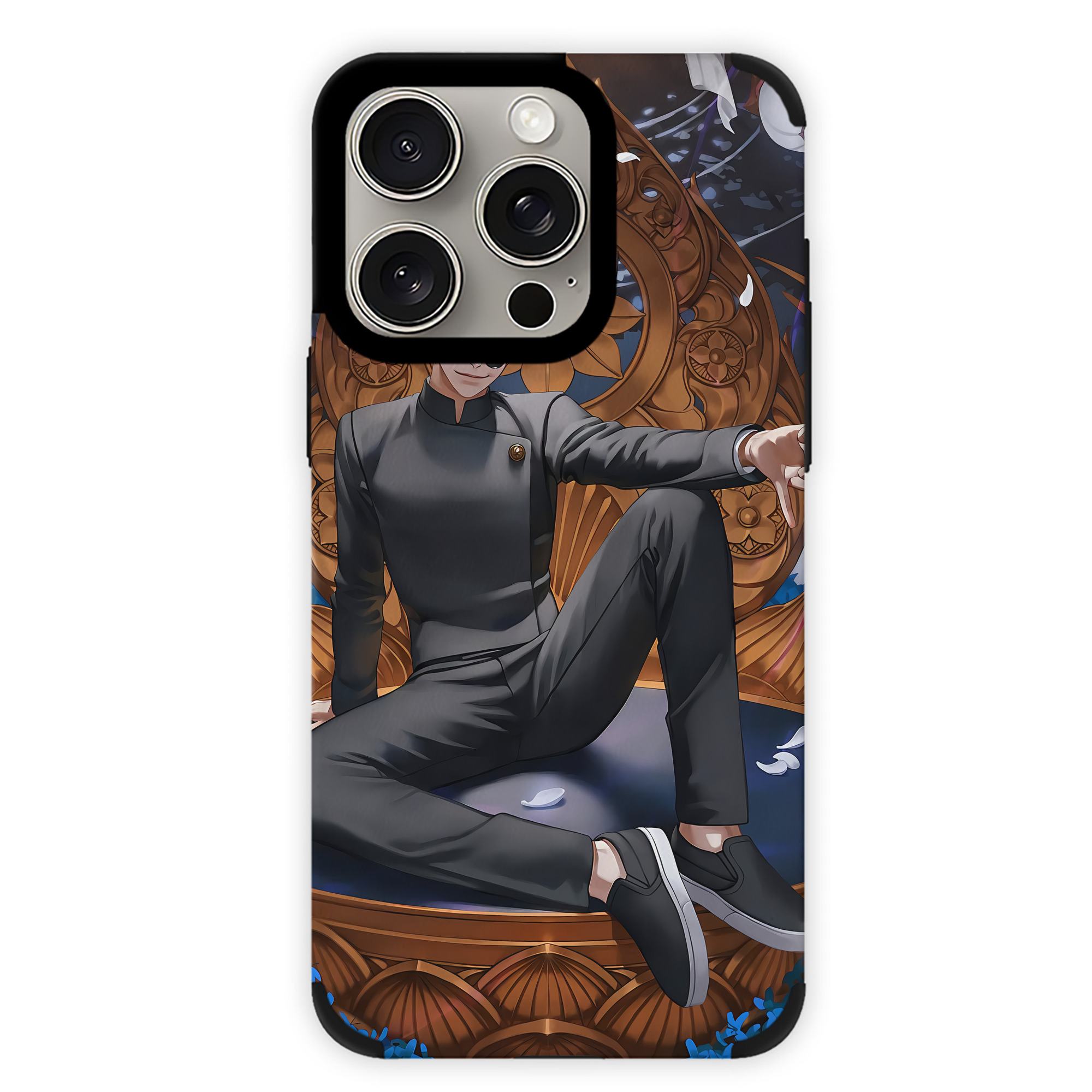 （画像用） 呪術廻戦 Jujutsu Kaisen 【iPhone15ProMax対応】 PUレザー スマホケース 耐衝撃＆黄変防止