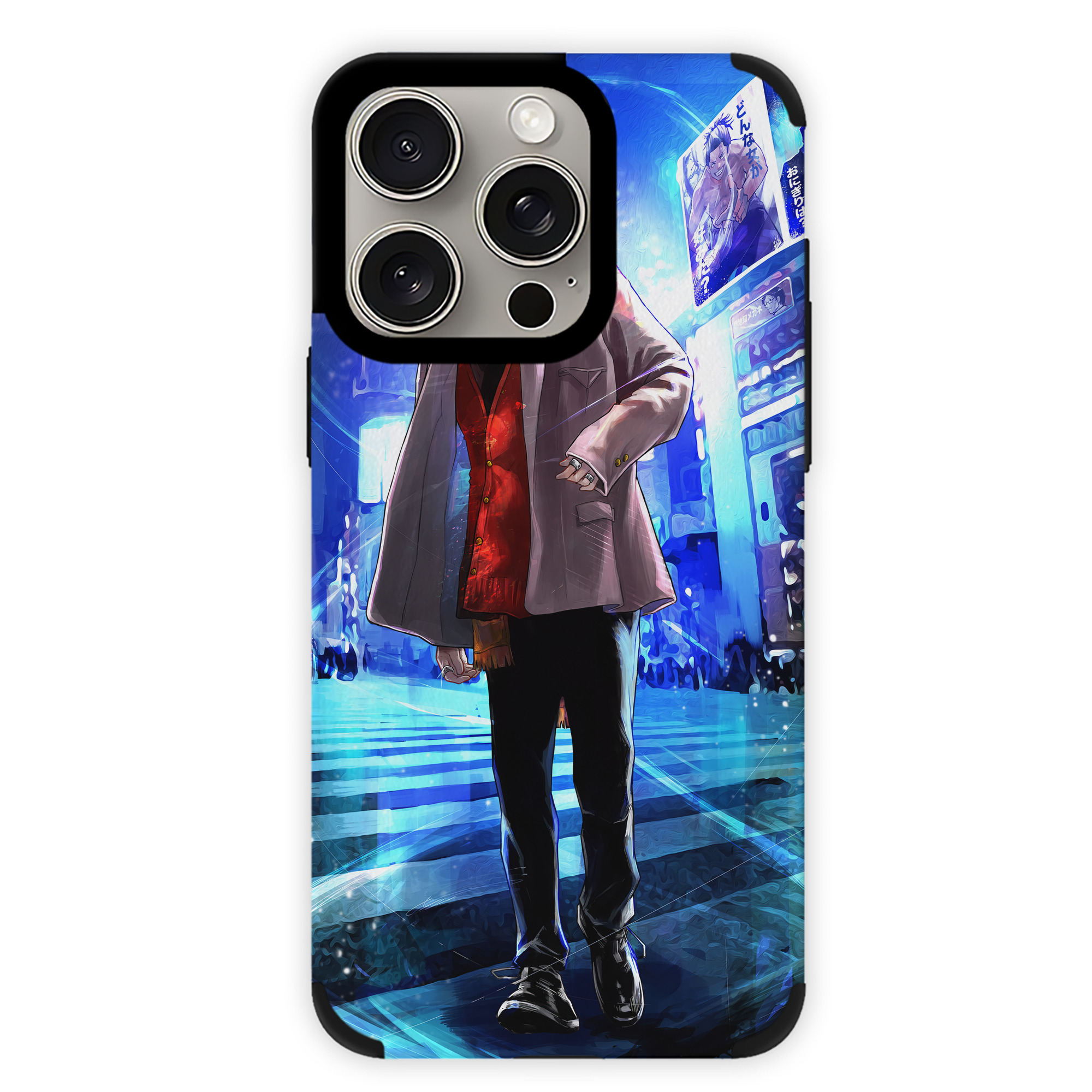 （画像用） 呪術廻戦 Jujutsu Kaisen 【iPhone15ProMax対応】 PUレザー スマホケース 耐衝撃＆黄変防止