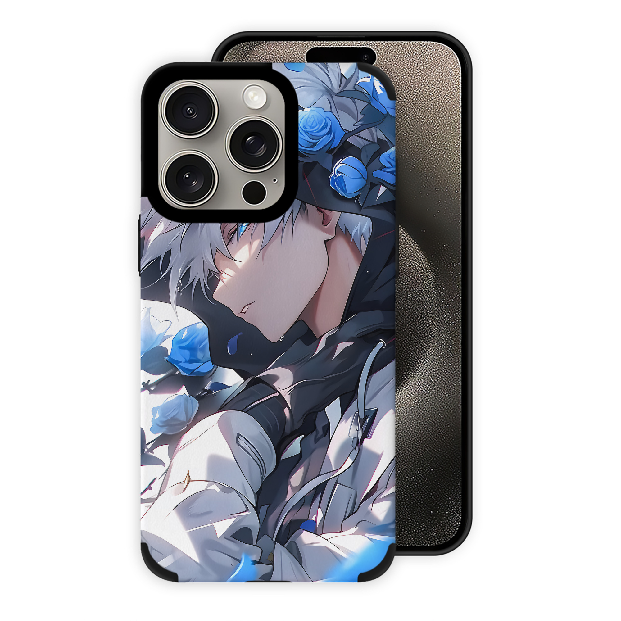 （画像用） 呪術廻戦 Jujutsu Kaisen 【iPhone15ProMax対応】 PUレザー スマホケース 耐衝撃＆黄変防止