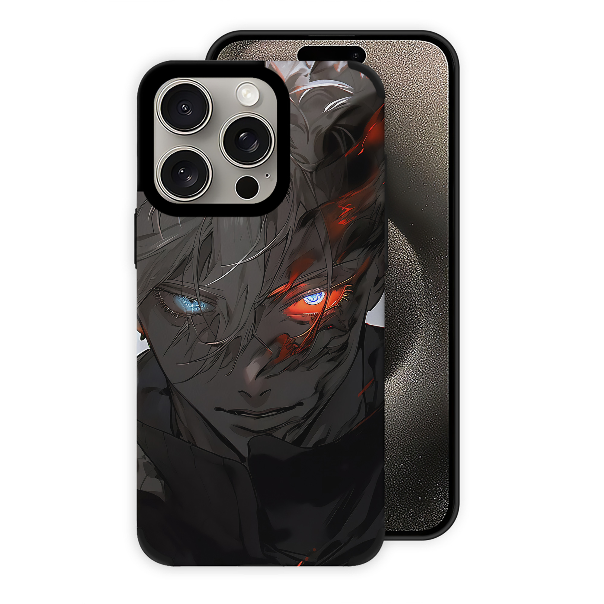 （画像用） 呪術廻戦 Jujutsu Kaisen 【iPhone15ProMax対応】 PUレザー スマホケース 耐衝撃＆黄変防止