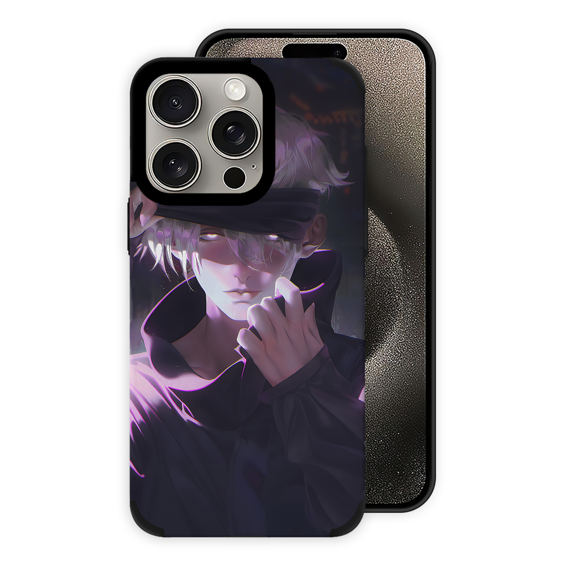 呪術廻戦 Jujutsu Kaisen 【iPhone15ProMax対応】 PUレザー スマホケース 耐衝撃＆黄変防止