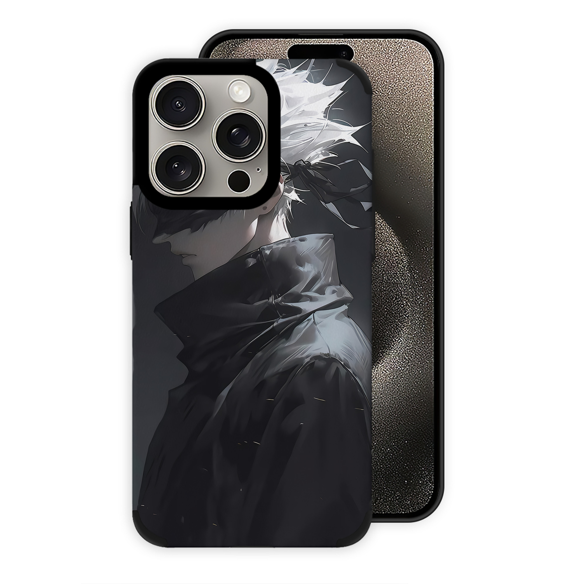 呪術廻戦 Jujutsu Kaisen 【iPhone15ProMax対応】 PUレザー スマホケース 耐衝撃＆黄変防止