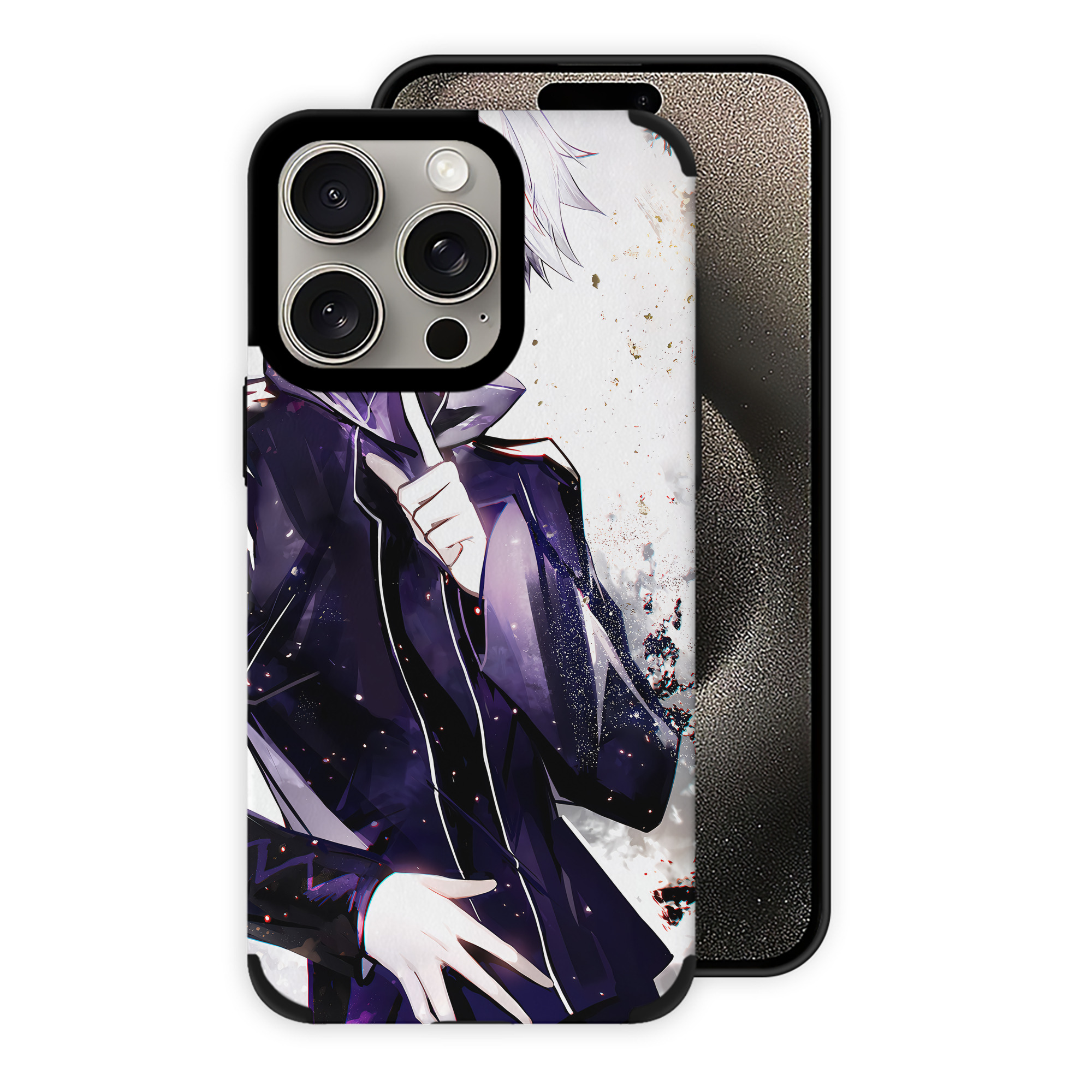 （画像用） 呪術廻戦 Jujutsu Kaisen 【iPhone15ProMax対応】 PUレザー スマホケース 耐衝撃＆黄変防止