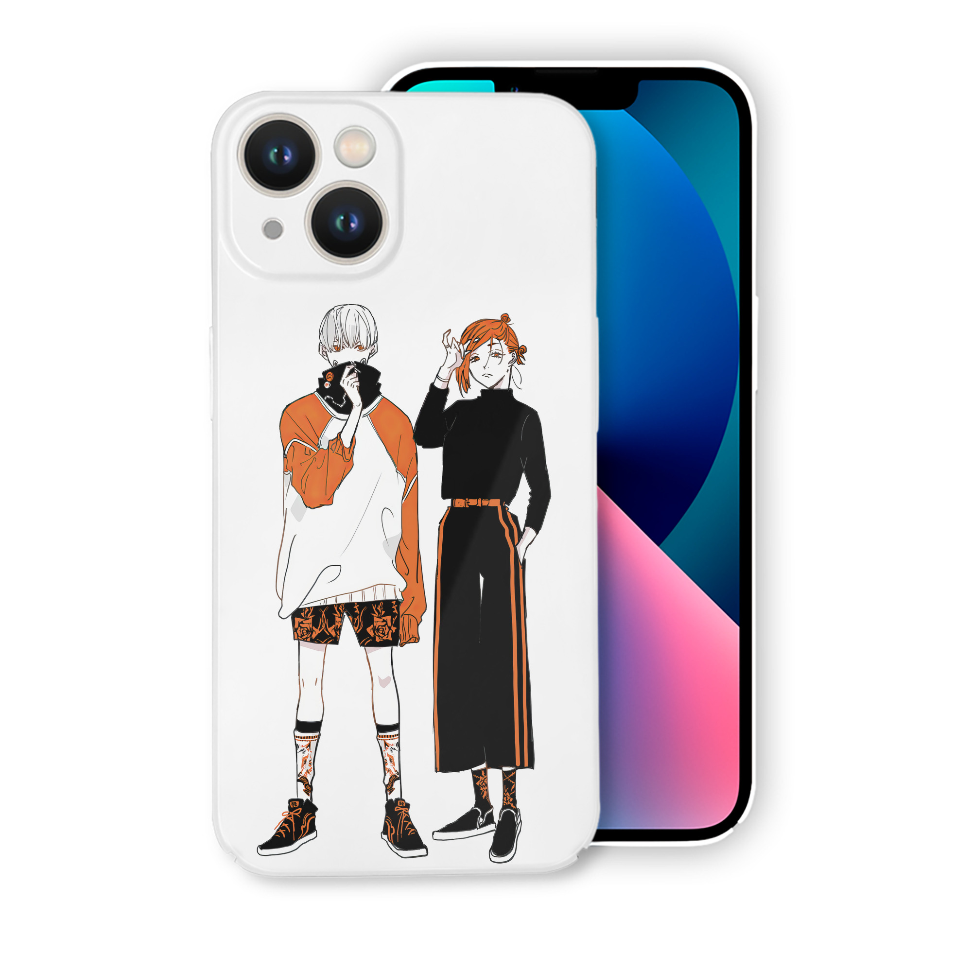 （画像用） 呪術廻戦 Jujutsu Kaisen 【iPhone 14シリーズ対応】ハードケース