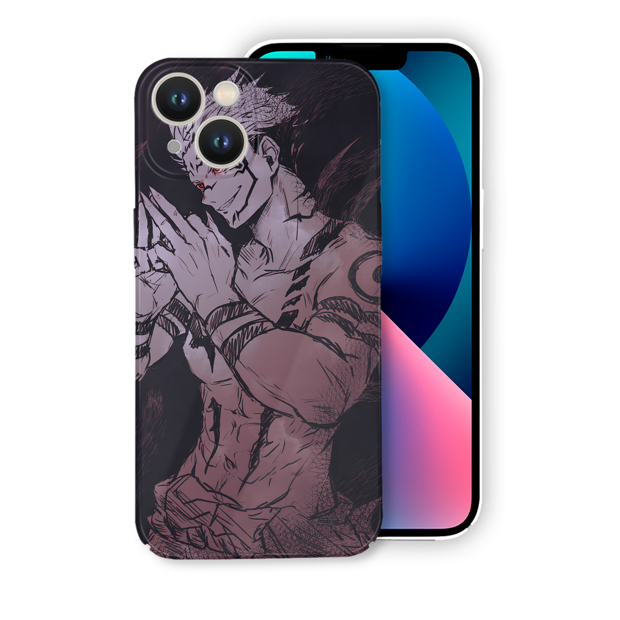 （画像用） 呪術廻戦 Jujutsu Kaisen 【iPhone 14シリーズ対応】ハードケース