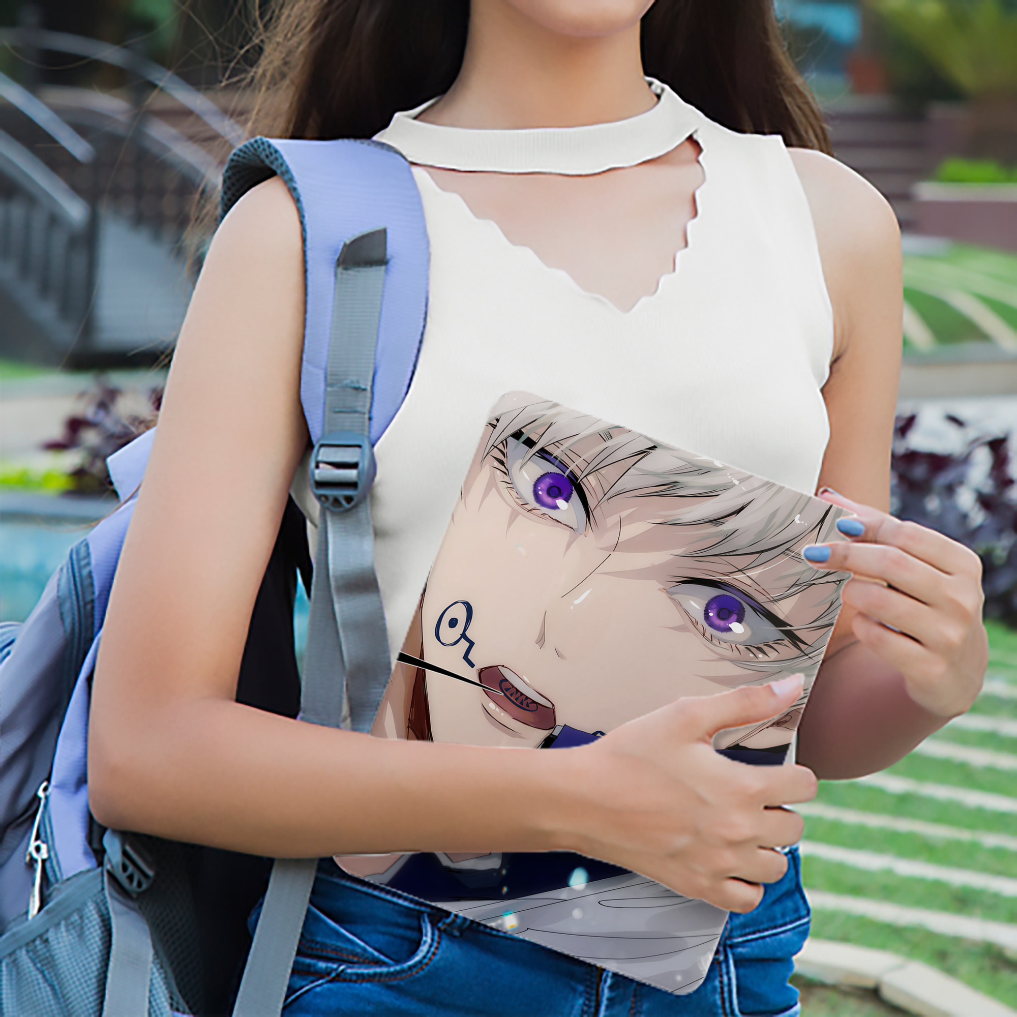 呪術廻戦 Jujutsu Kaisen IPad ケース ブック型 PUレザー TPU 耐衝撃 軽量 薄型 ペン収納なし 全面保護 IPad 各モデル対応
