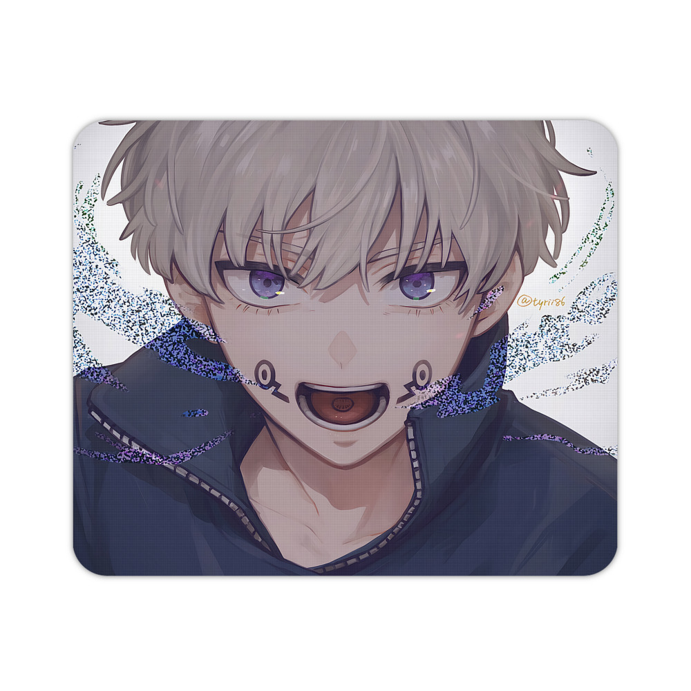 （画像用） 呪術廻戦 Jujutsu Kaisen マウスパッド ステッチ加工 ラバー素材 防水 滑り止め 超薄型 ゲーミング/オフィス対応