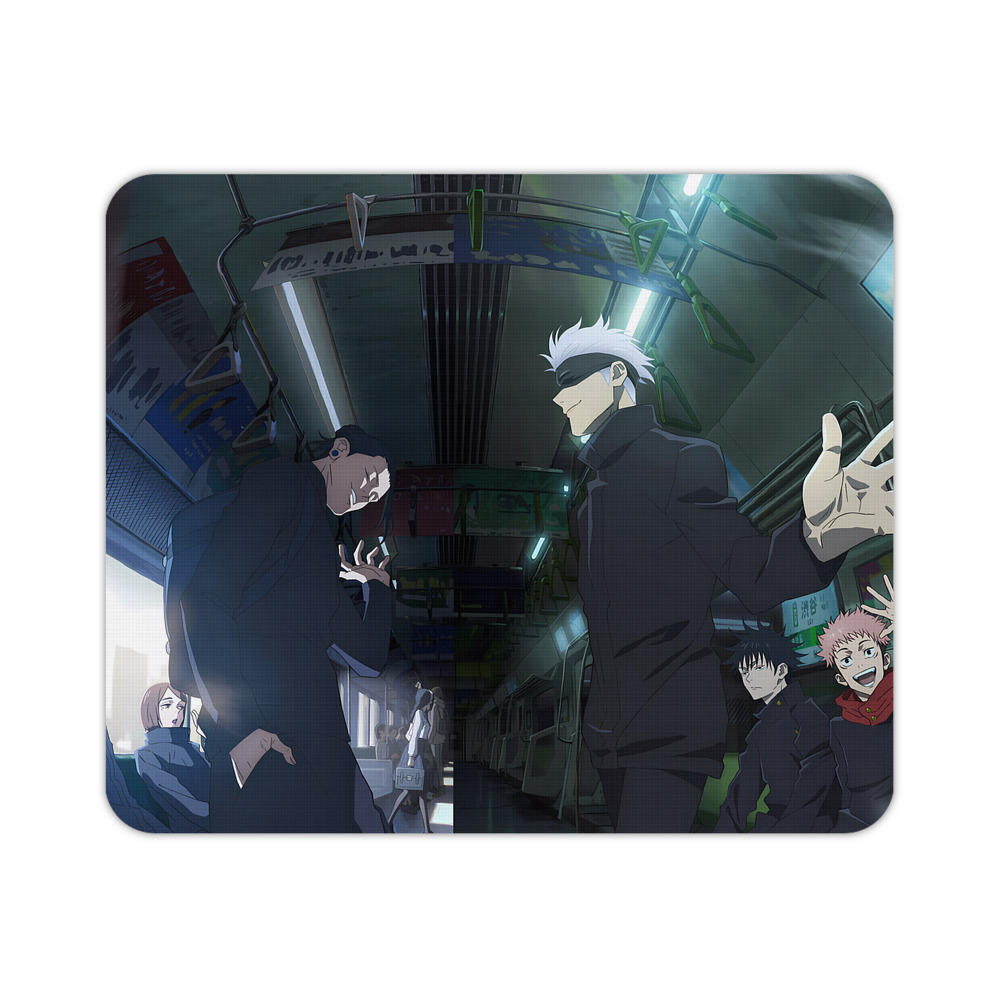 （画像用） 呪術廻戦 Jujutsu Kaisen マウスパッド ステッチ加工 ラバー素材 防水 滑り止め 超薄型 ゲーミング/オフィス対応