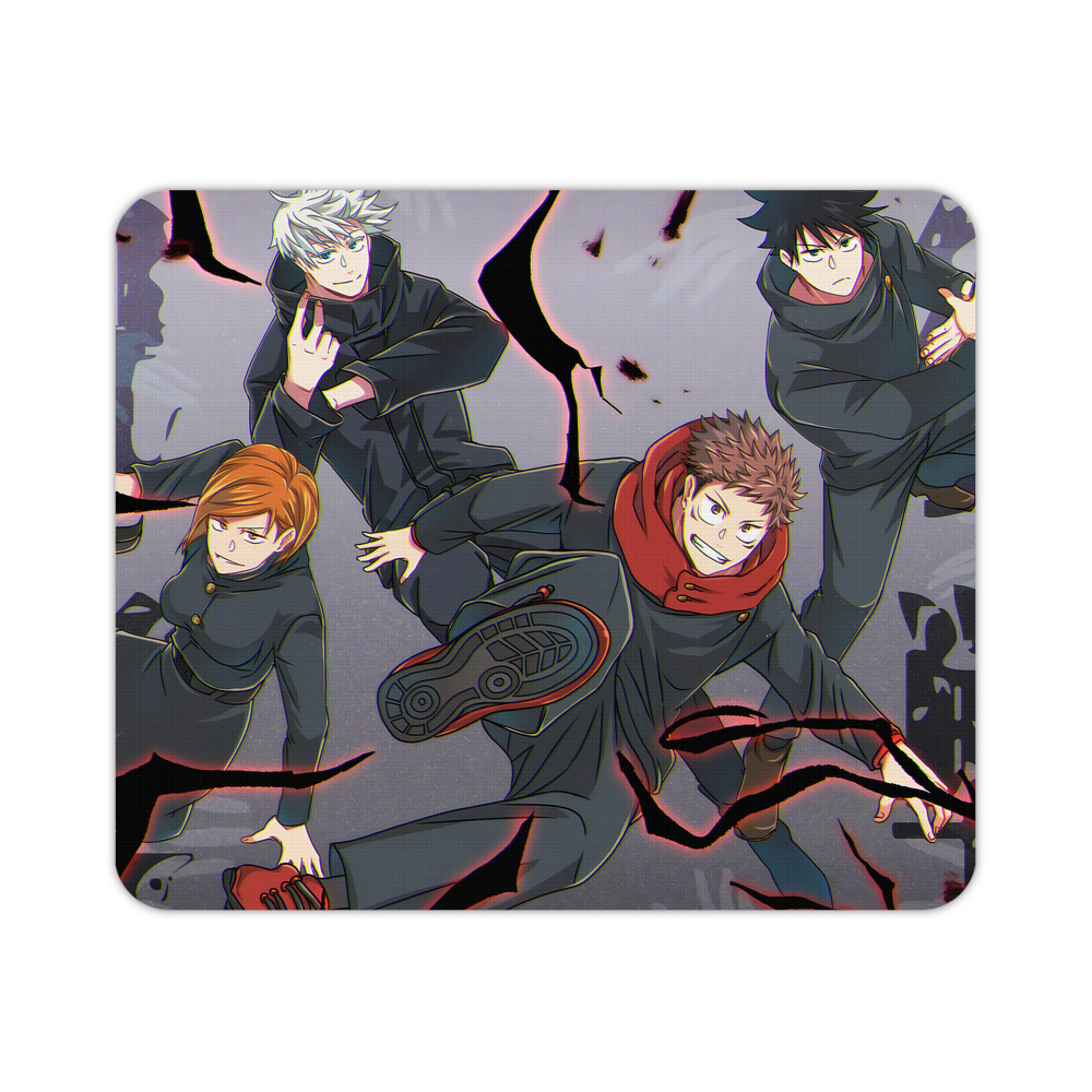 （画像用） 呪術廻戦 Jujutsu Kaisen マウスパッド ステッチ加工 ラバー素材 防水 滑り止め 超薄型 ゲーミング/オフィス対応