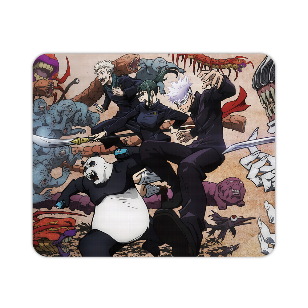 （画像用） 呪術廻戦 Jujutsu Kaisen マウスパッド ステッチ加工 ラバー素材 防水 滑り止め 超薄型 ゲーミング/オフィス対応