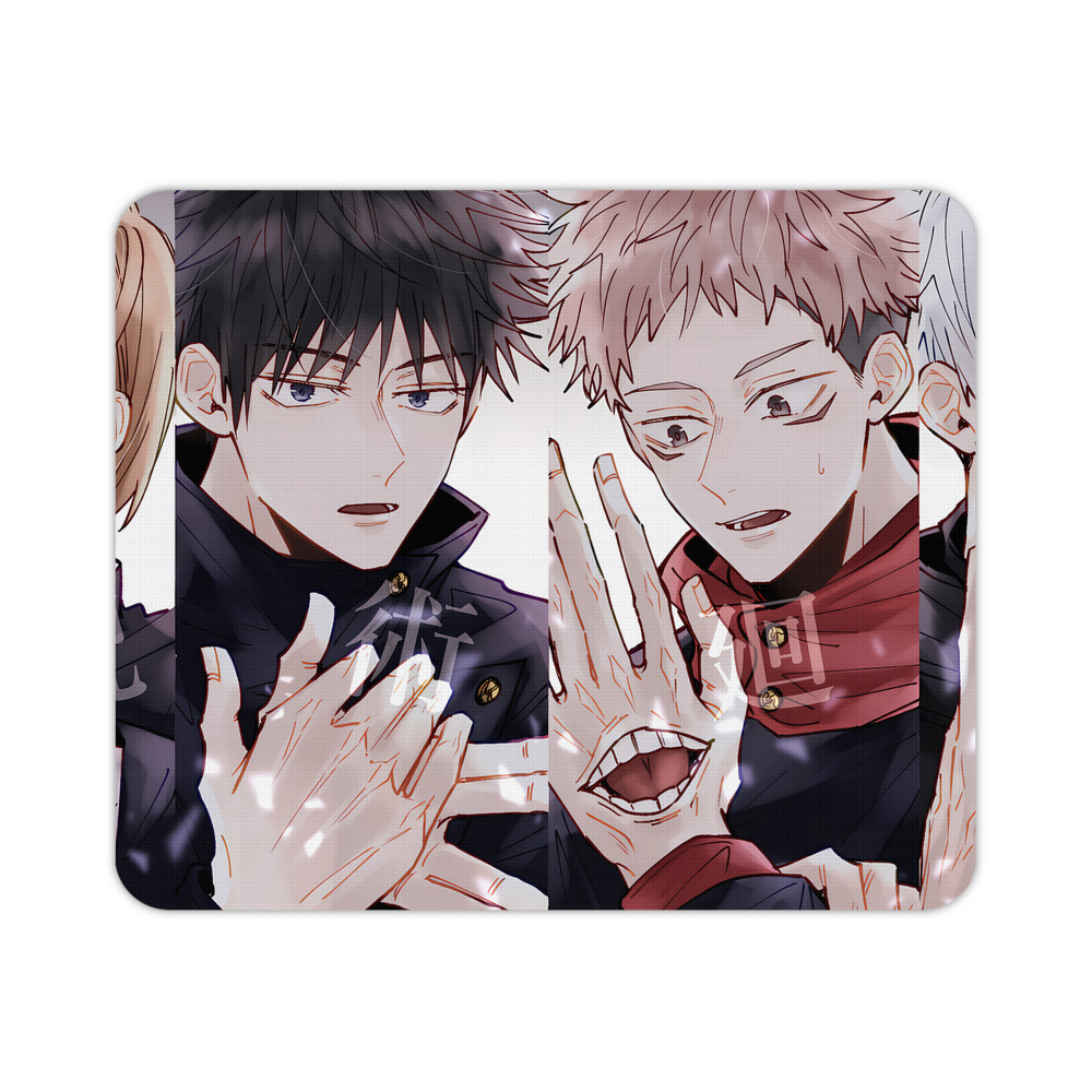 （画像用） 呪術廻戦 Jujutsu Kaisen マウスパッド ステッチ加工 ラバー素材 防水 滑り止め 超薄型 ゲーミング/オフィス対応